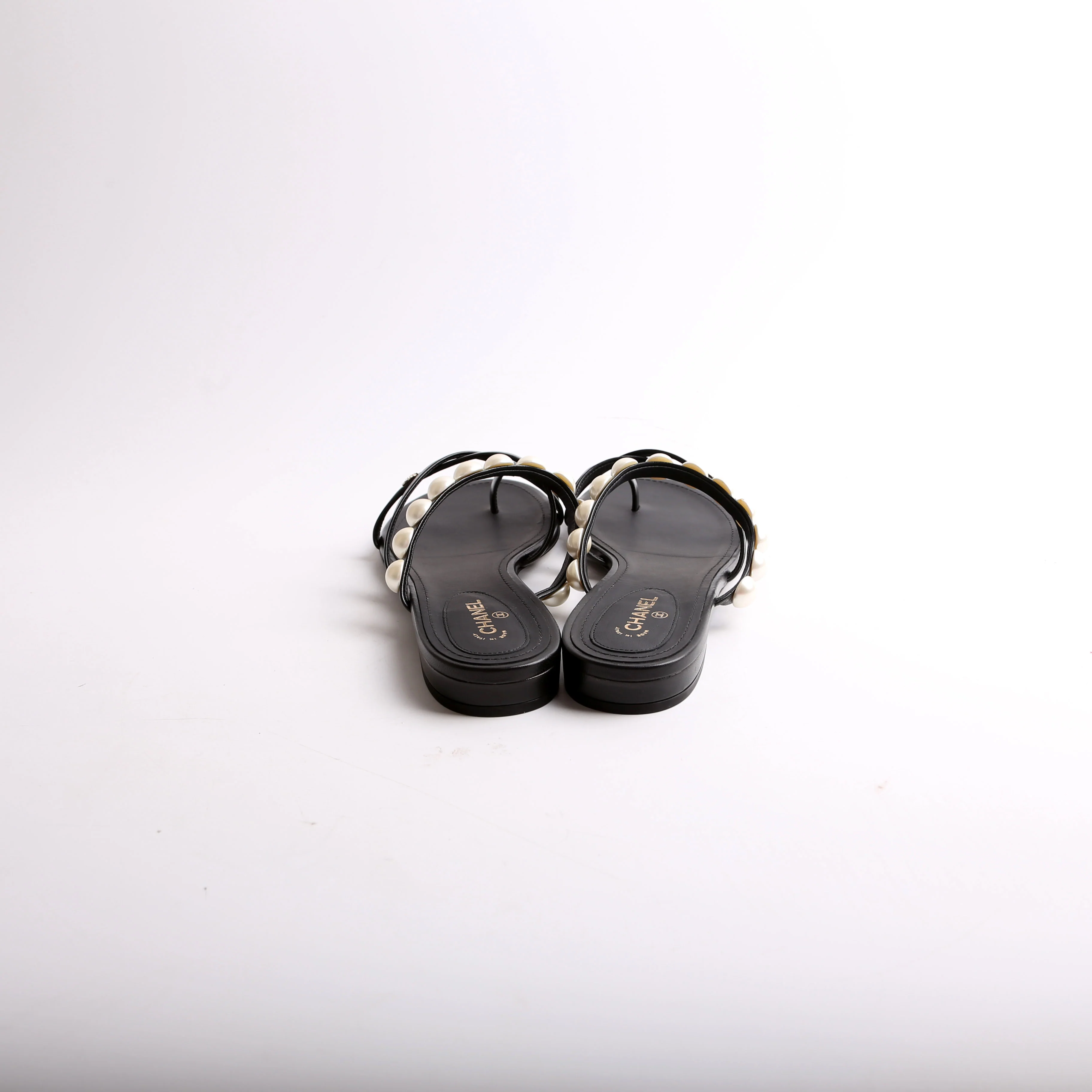 CC Pearl Flat Sandals Size 39.5 - Image 4