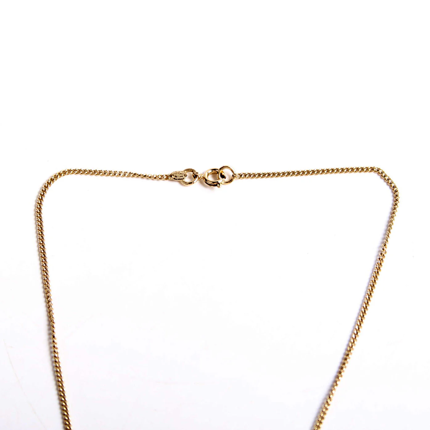 CC Pearl Round Pendant Necklace Gold/Pearl - Image 3