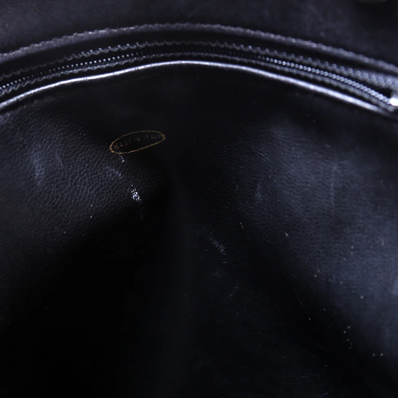 CC Quilted Lambskin Chain Shopper Vintage 1M Black - Image 13