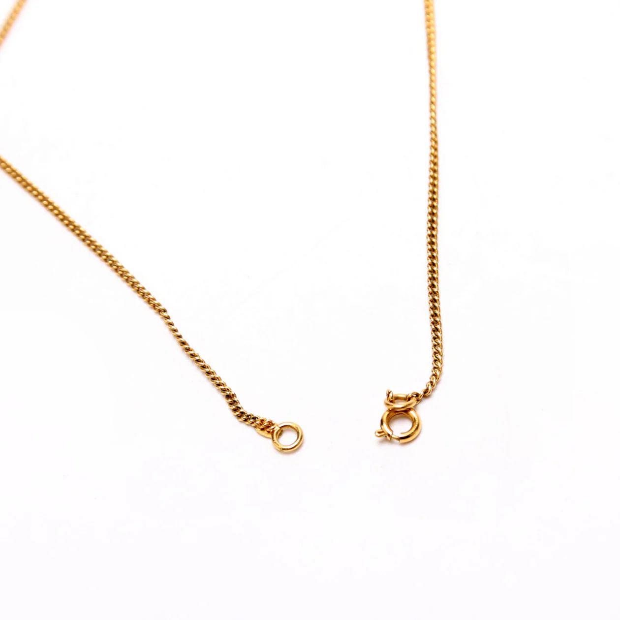 CC Rhinestone Thimble Necklace Gold - Image 5