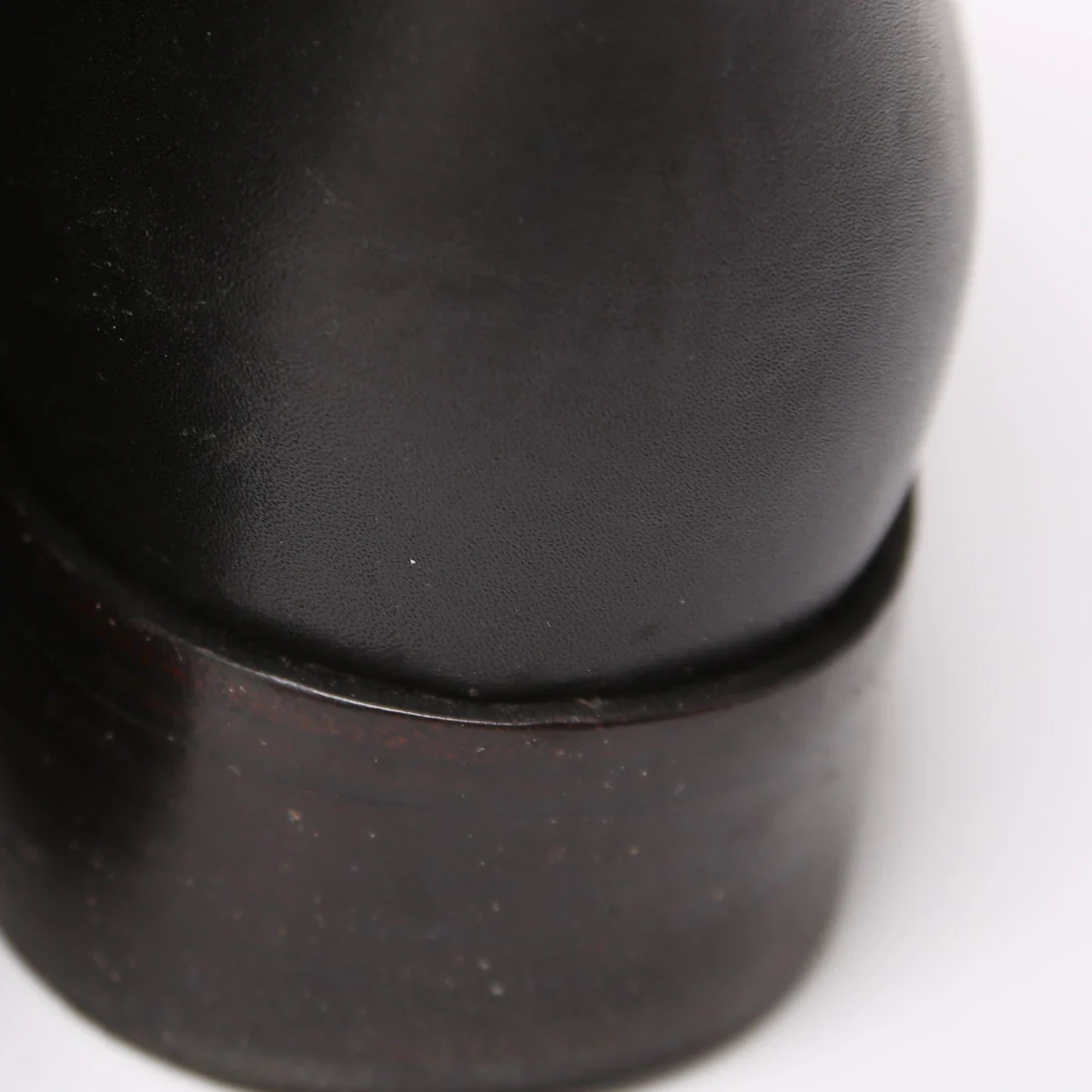 CC Riding Boots Leather Size 39 Black - Image 6