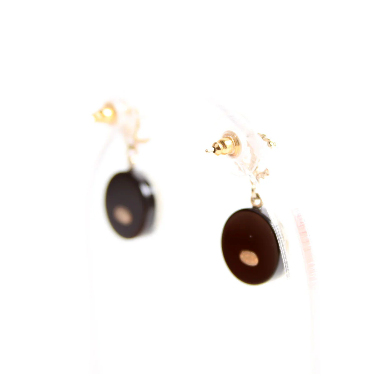 CC Round Camellia Flower Resin Drop - Image 4