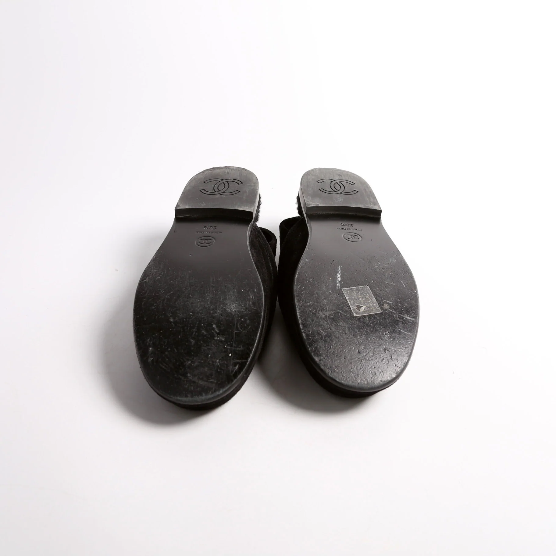 CC Slingback Loafers Size 36.5 Black - Image 7
