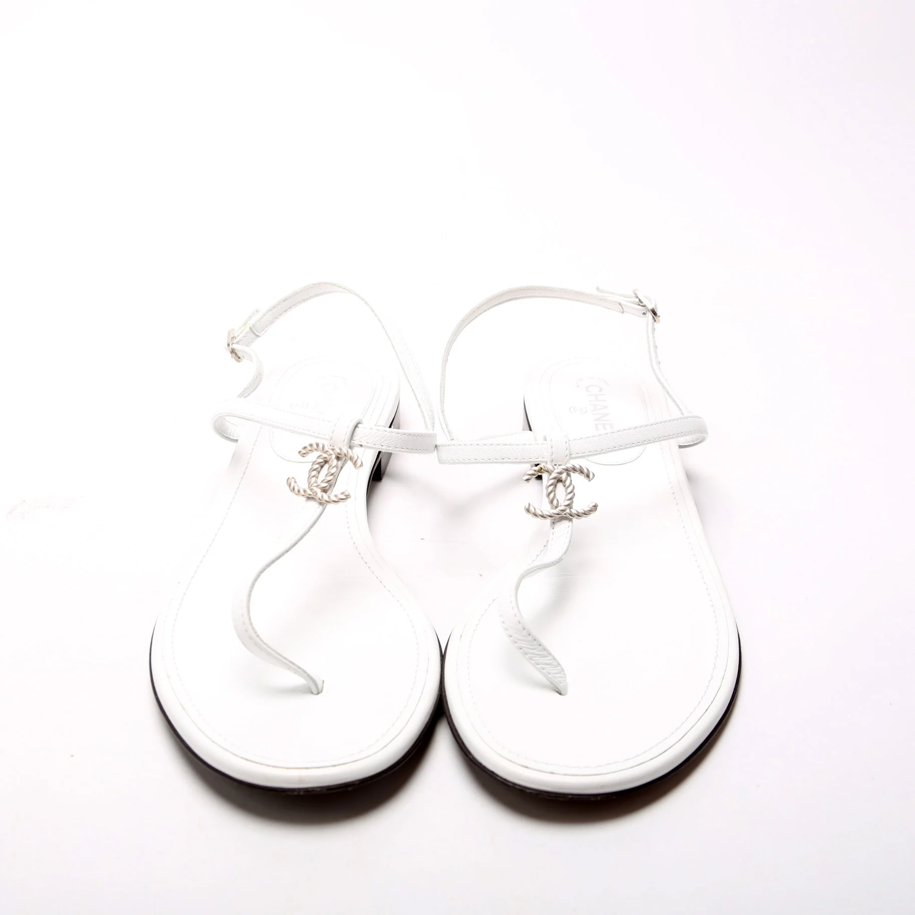 CC T-Strap Sandals Size 37 - Image 2
