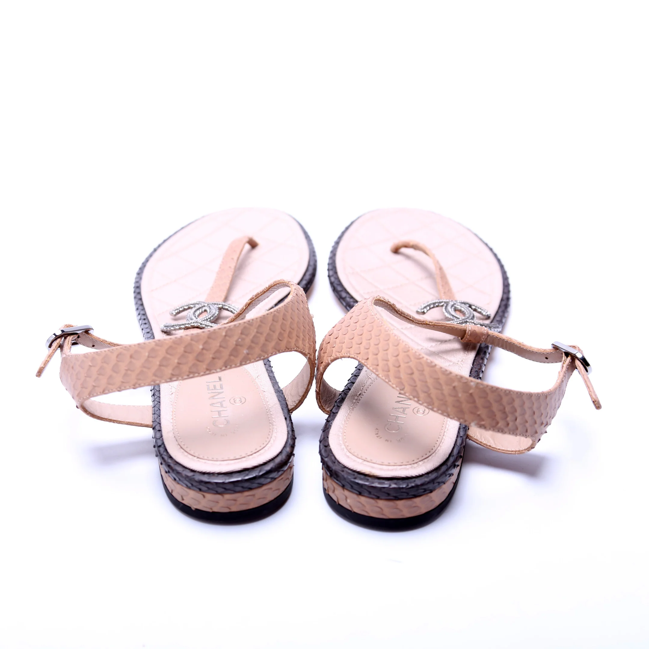 CC T STRAP SANDALS SZ 39 - Image 4
