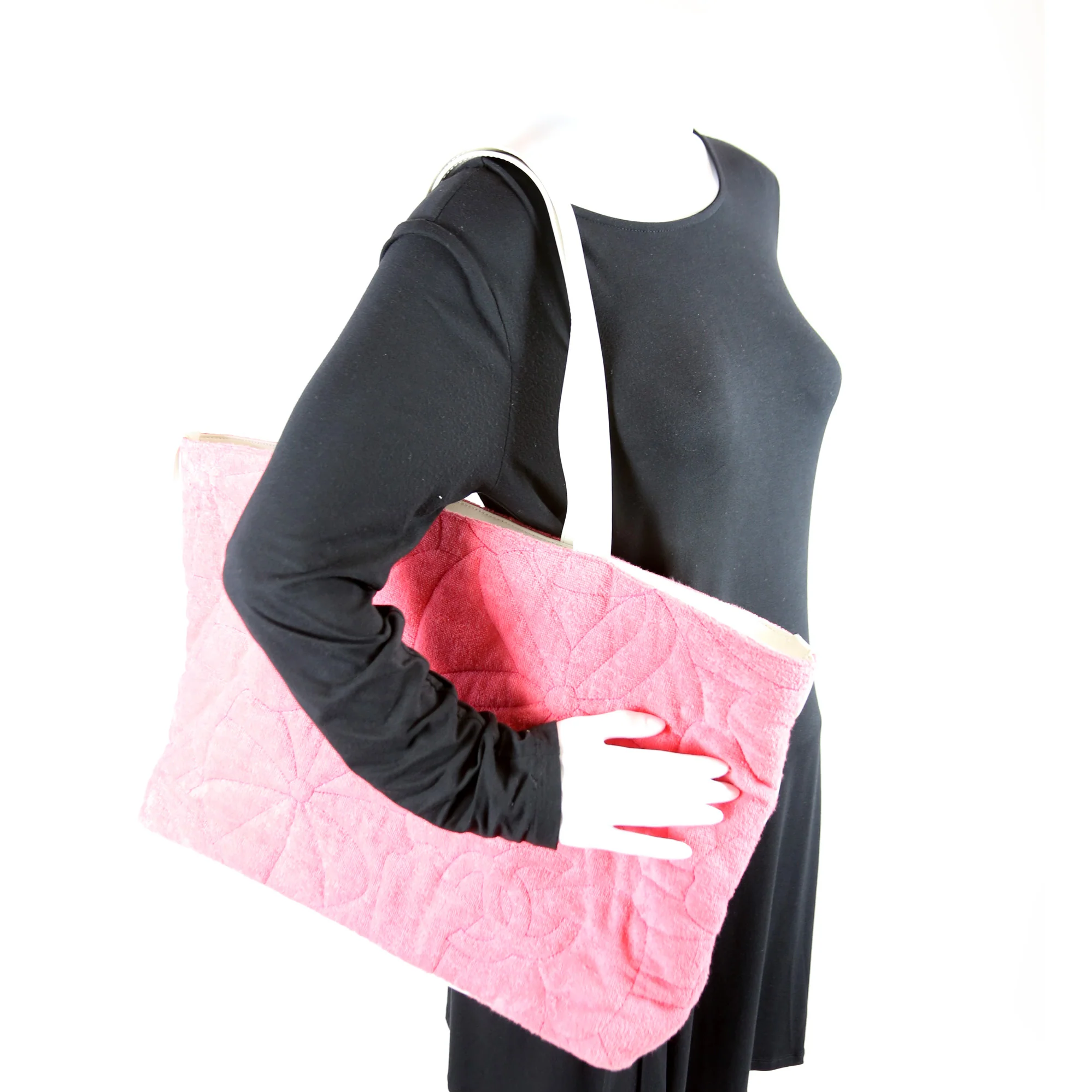 CC Terry Cotton Camellia Beach Tote - Image 13