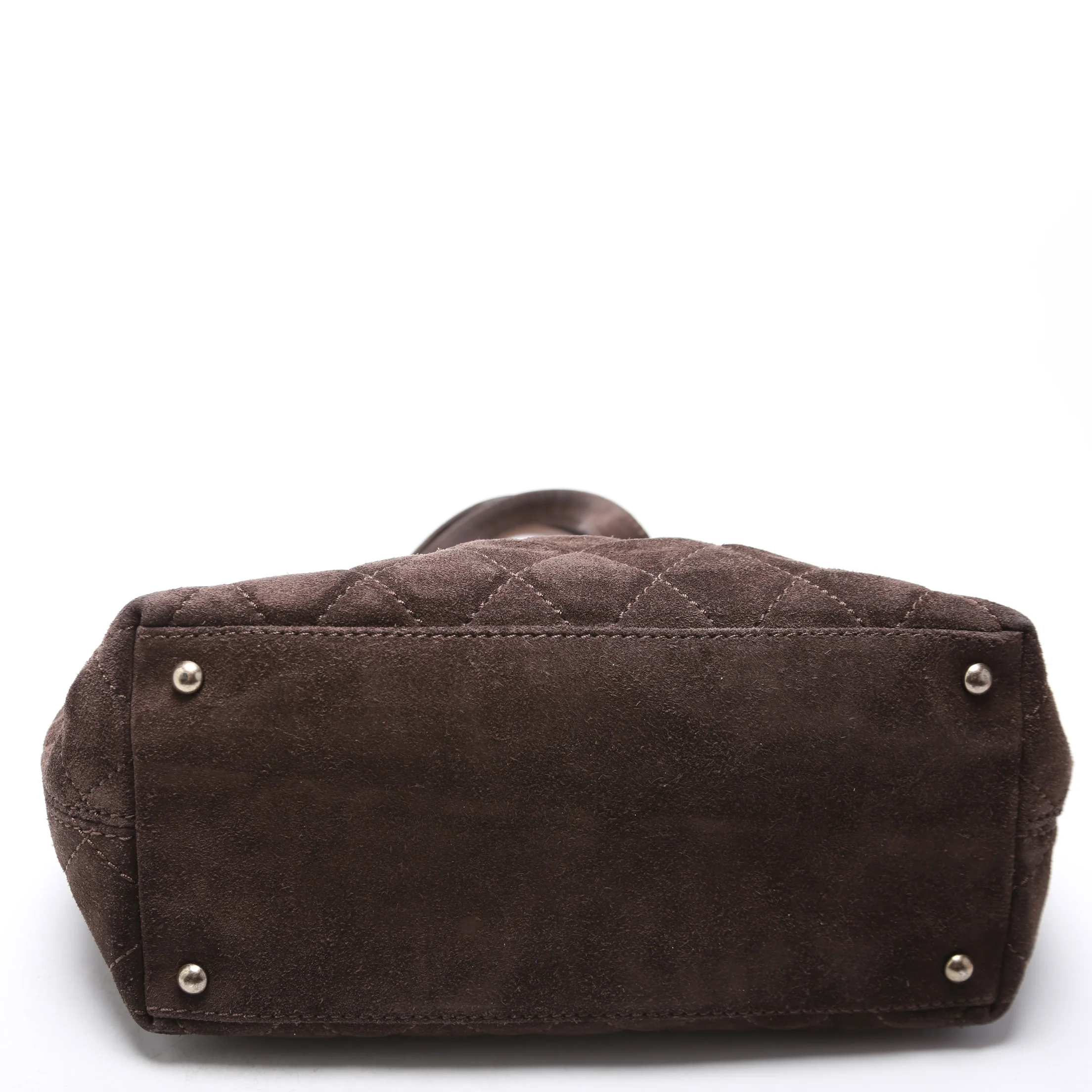 CC Top Handle Suede 7MM Brown - Image 4