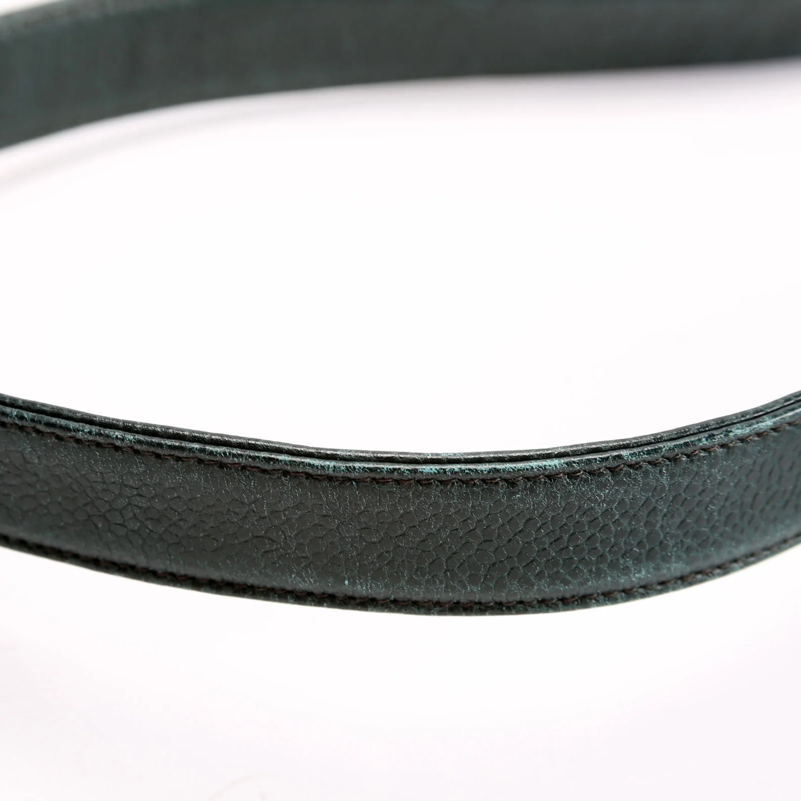 CC Turnlock Waist Belt Bag Vintage Size 75/30 Green - Image 12