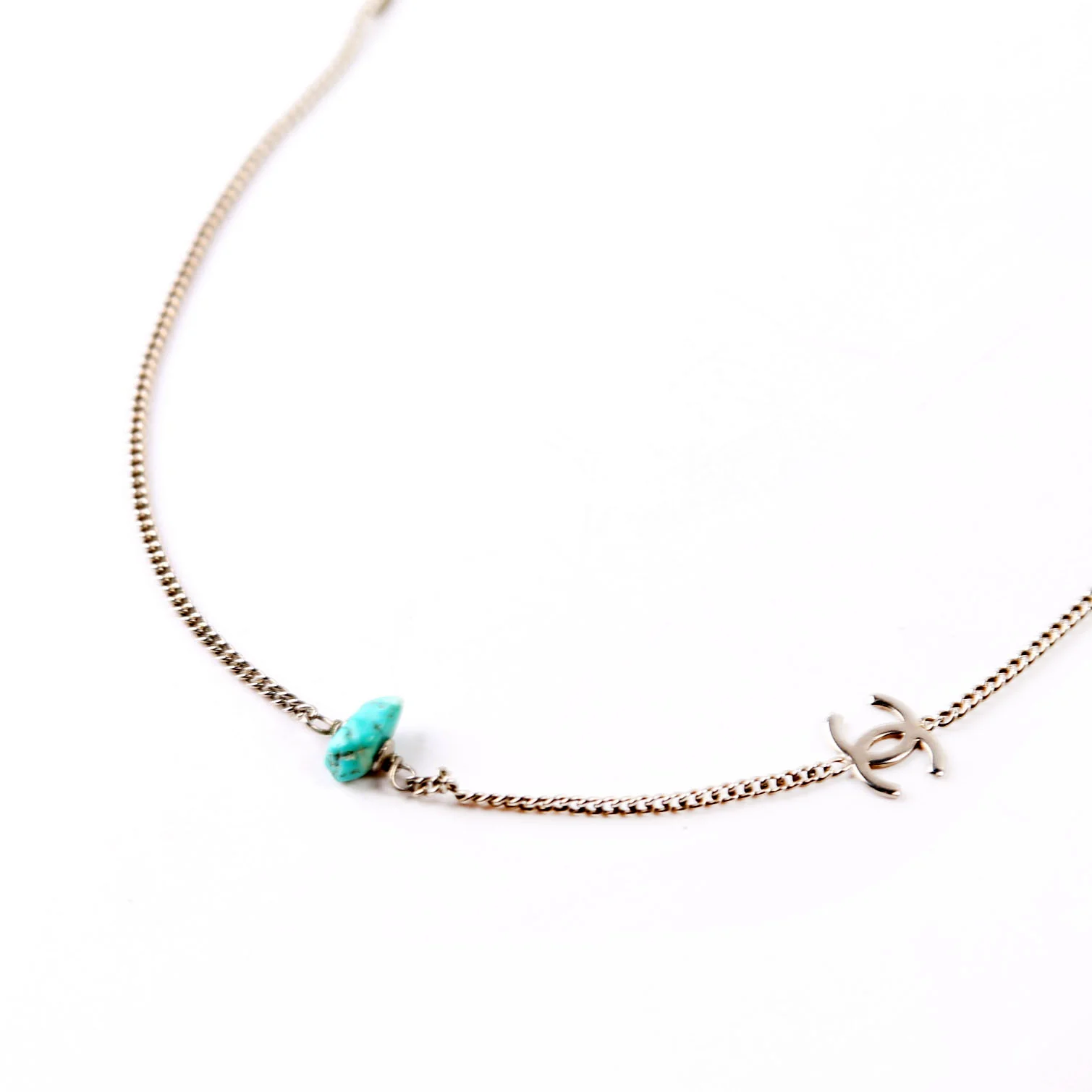 CC Turqouise Beaded Long Necklace - Image 4
