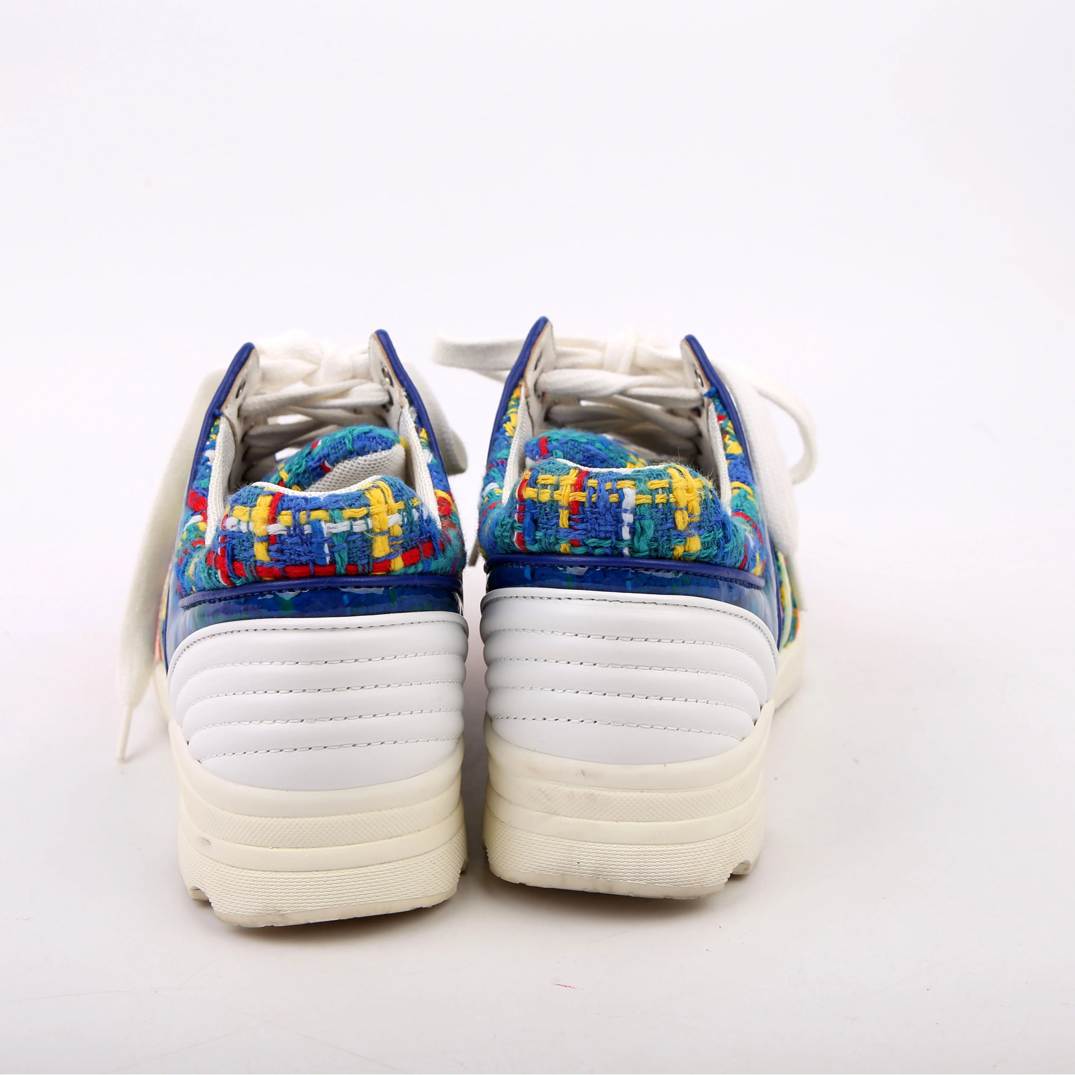 CC Tweed Sneakers Size 35 - Image 4