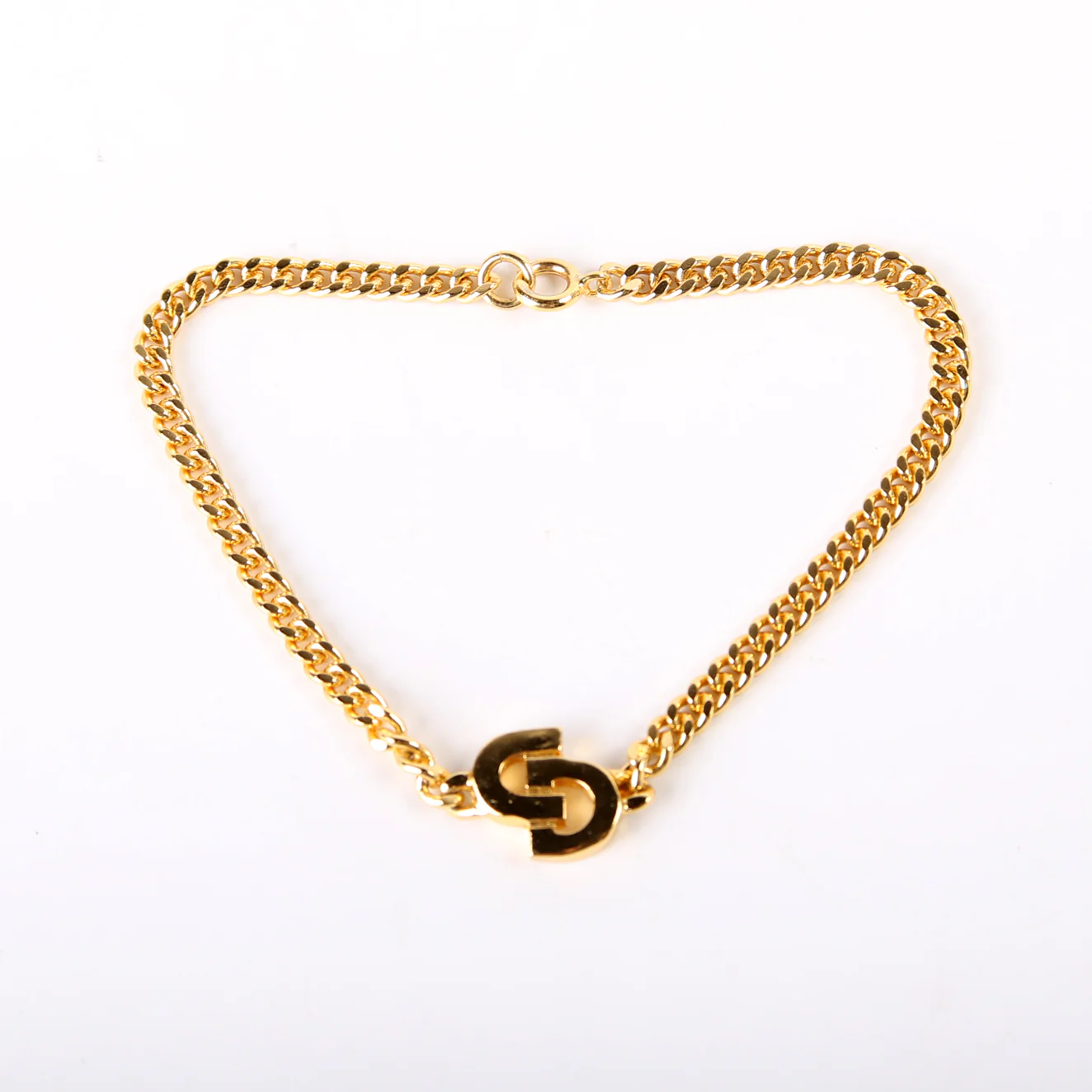 CD Logo Chain Bracelet - Image 2