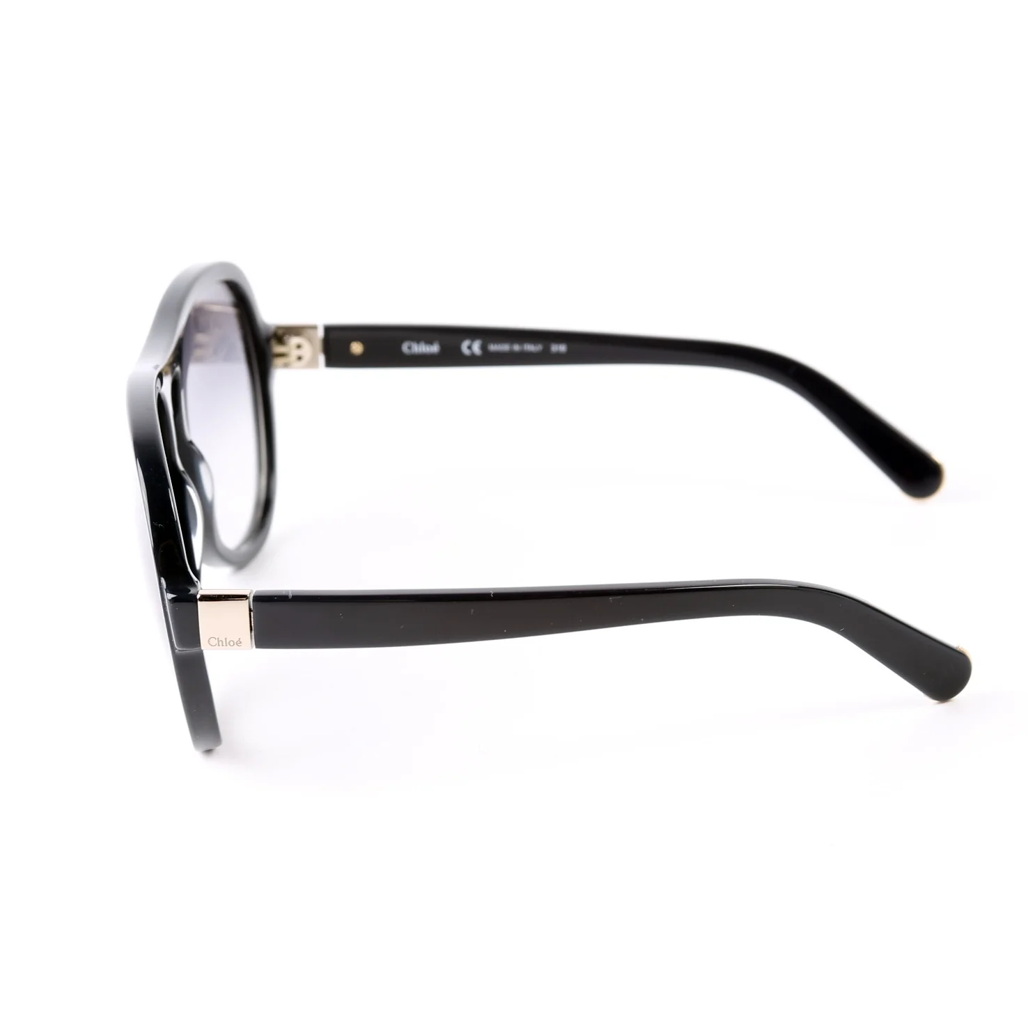 CE716S Oversized Pilot Sunglasses Black - Image 2