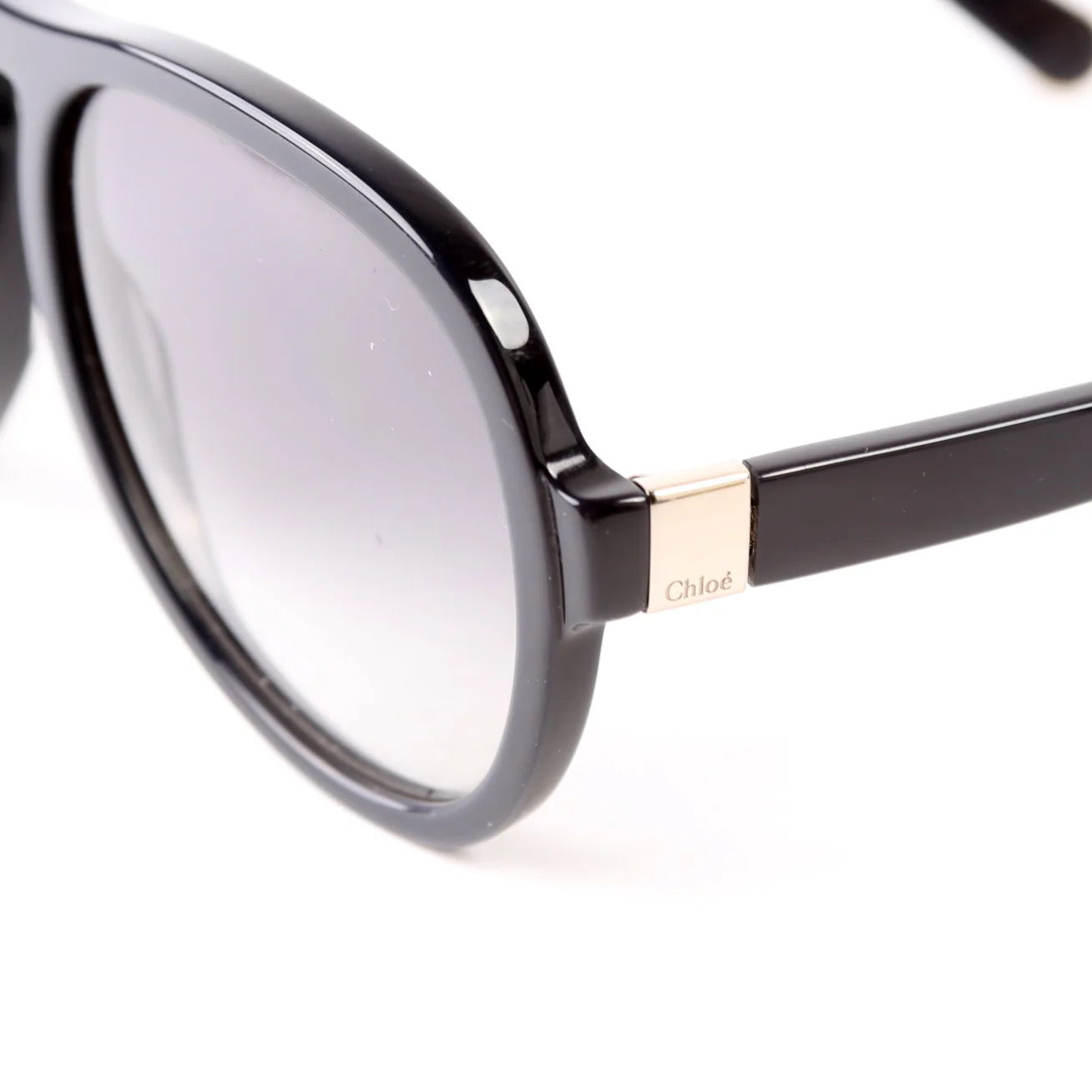CE716S Oversized Pilot Sunglasses Black - Image 8