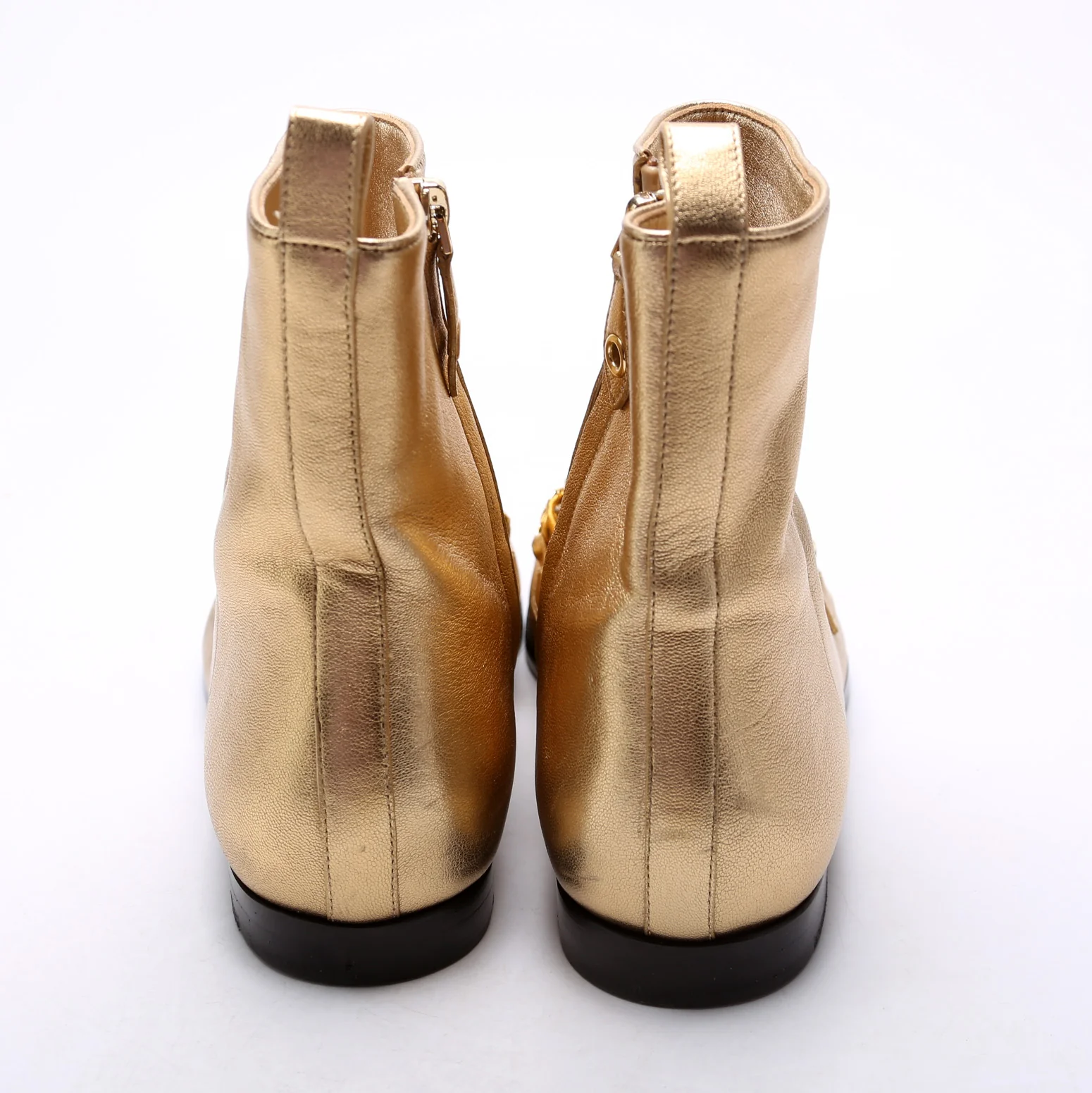 Chain Ankle Boots Size 38 - Image 4