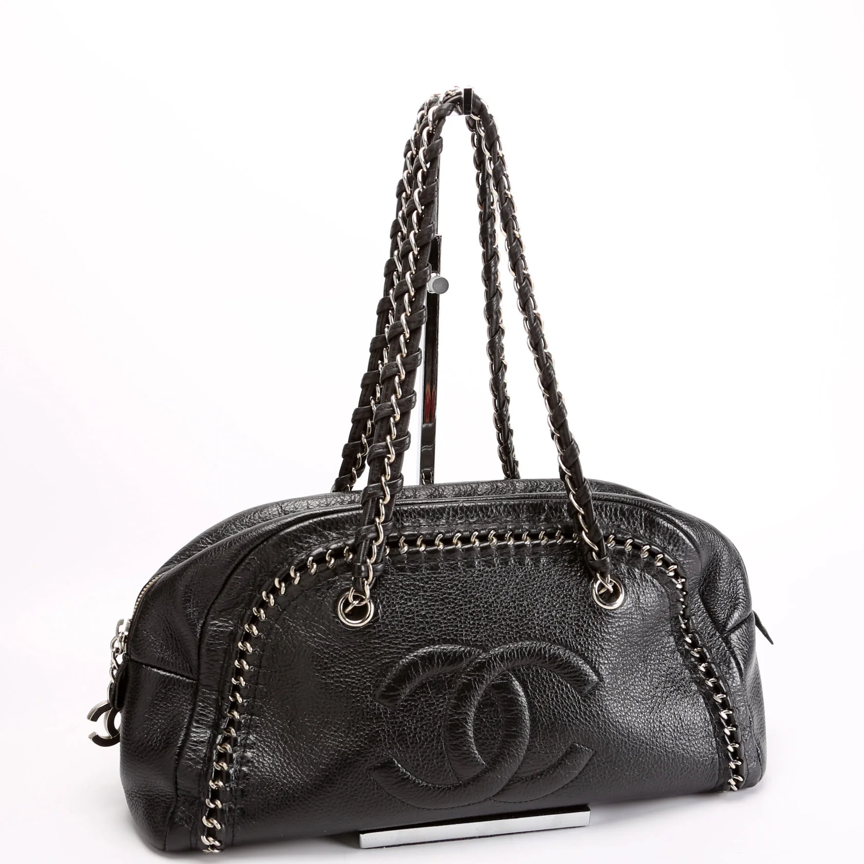 Chain Around Bowler Bag Black - Image 2