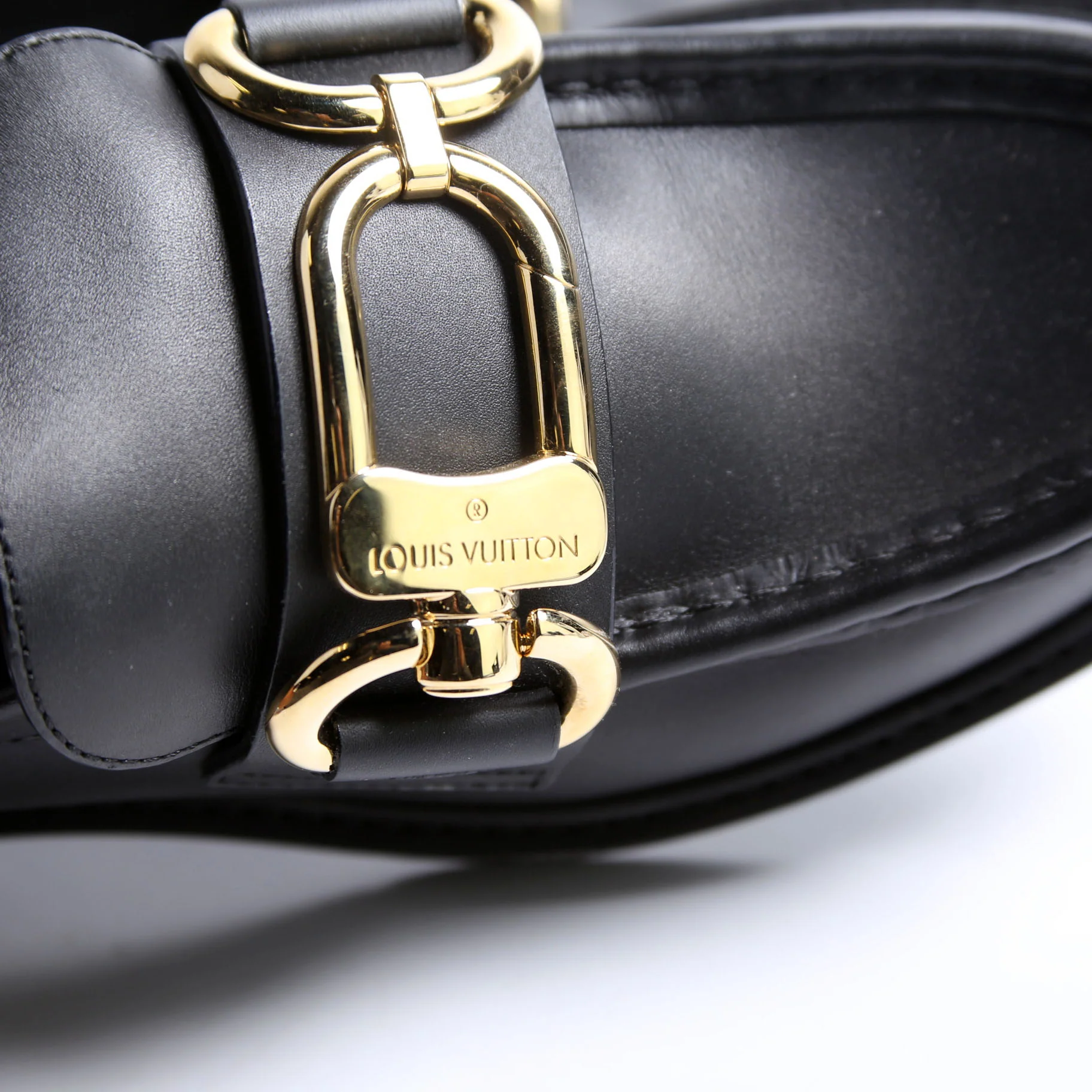 Chain Link Loafers Size 39.5 Black - Image 7