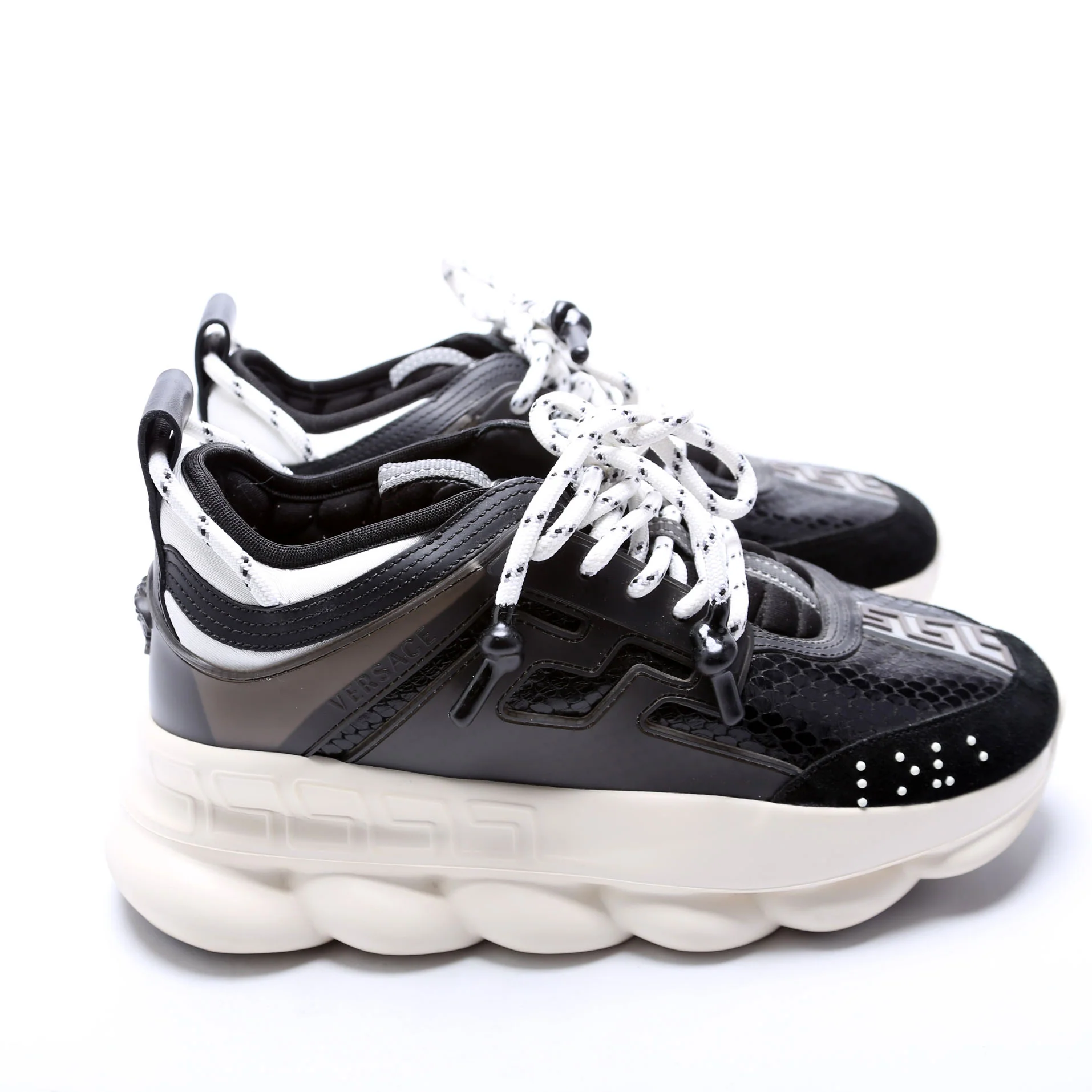 Chain Reaction Sneakers Size 38 Black - Image 3