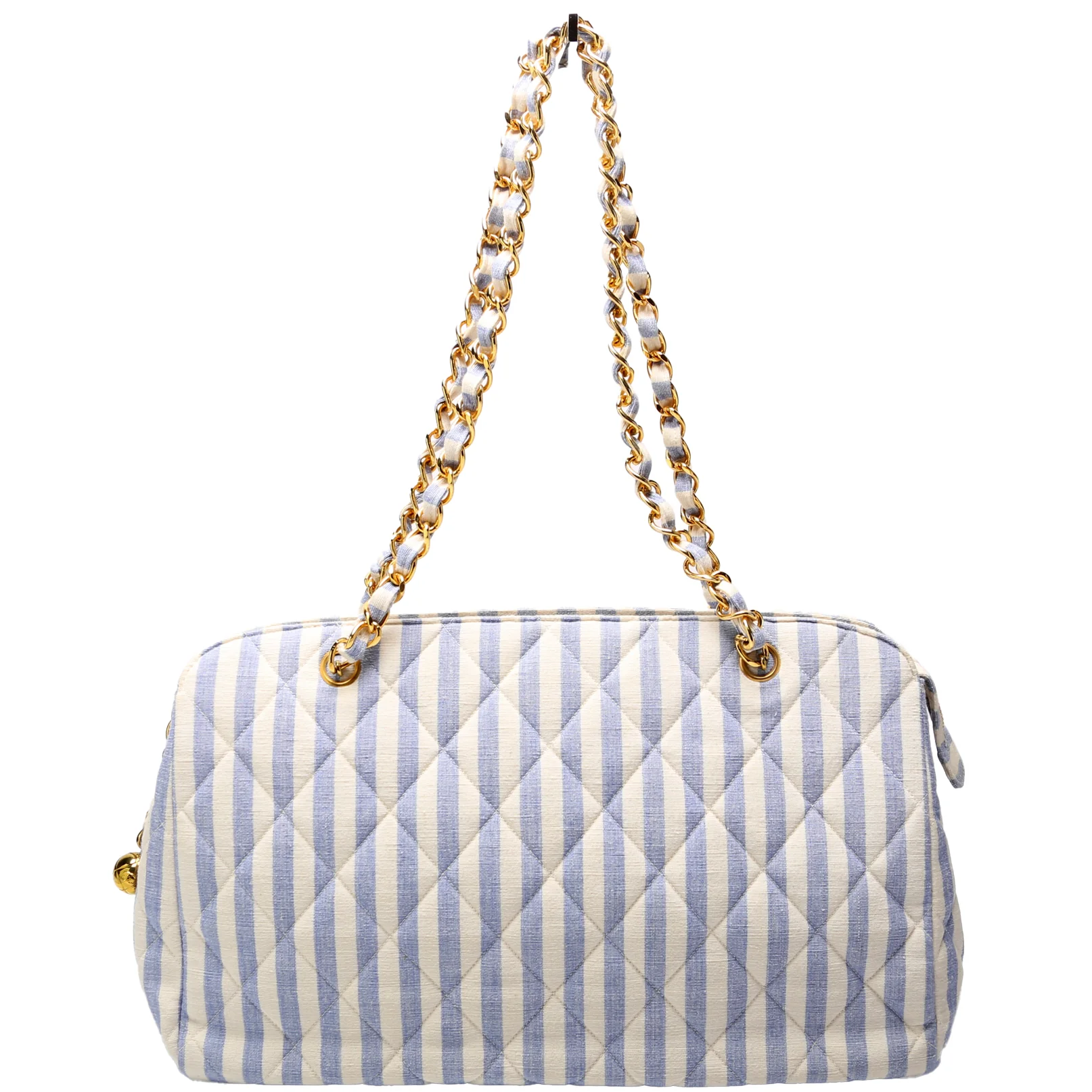 Chain Tote Striped Linen 3M