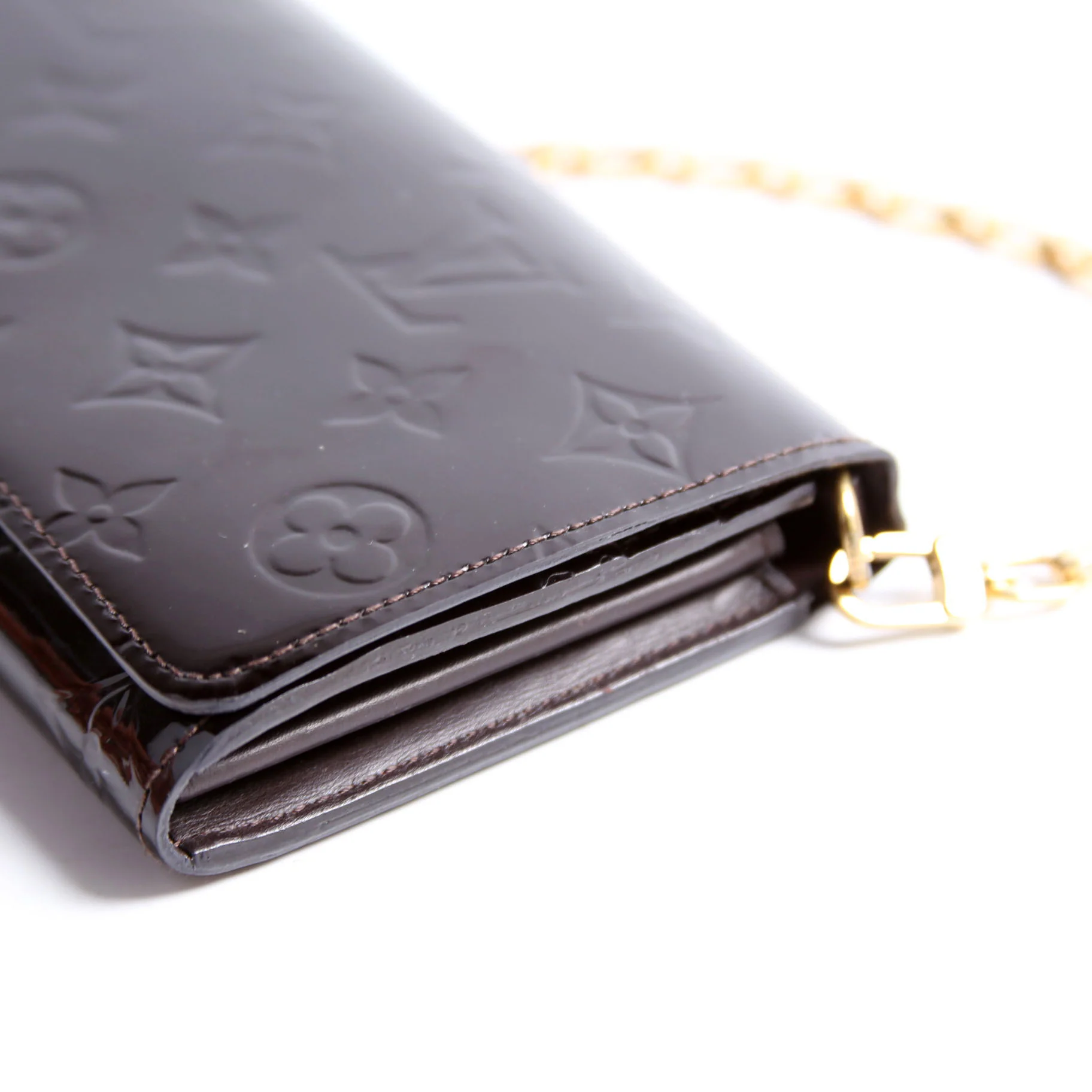 Chaine Wallet Vernis Burgundy - Image 5