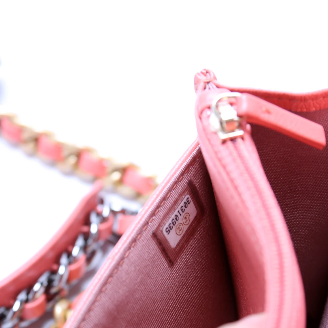 Chanel 19 WOC Quilted 30M Coral - Image 9