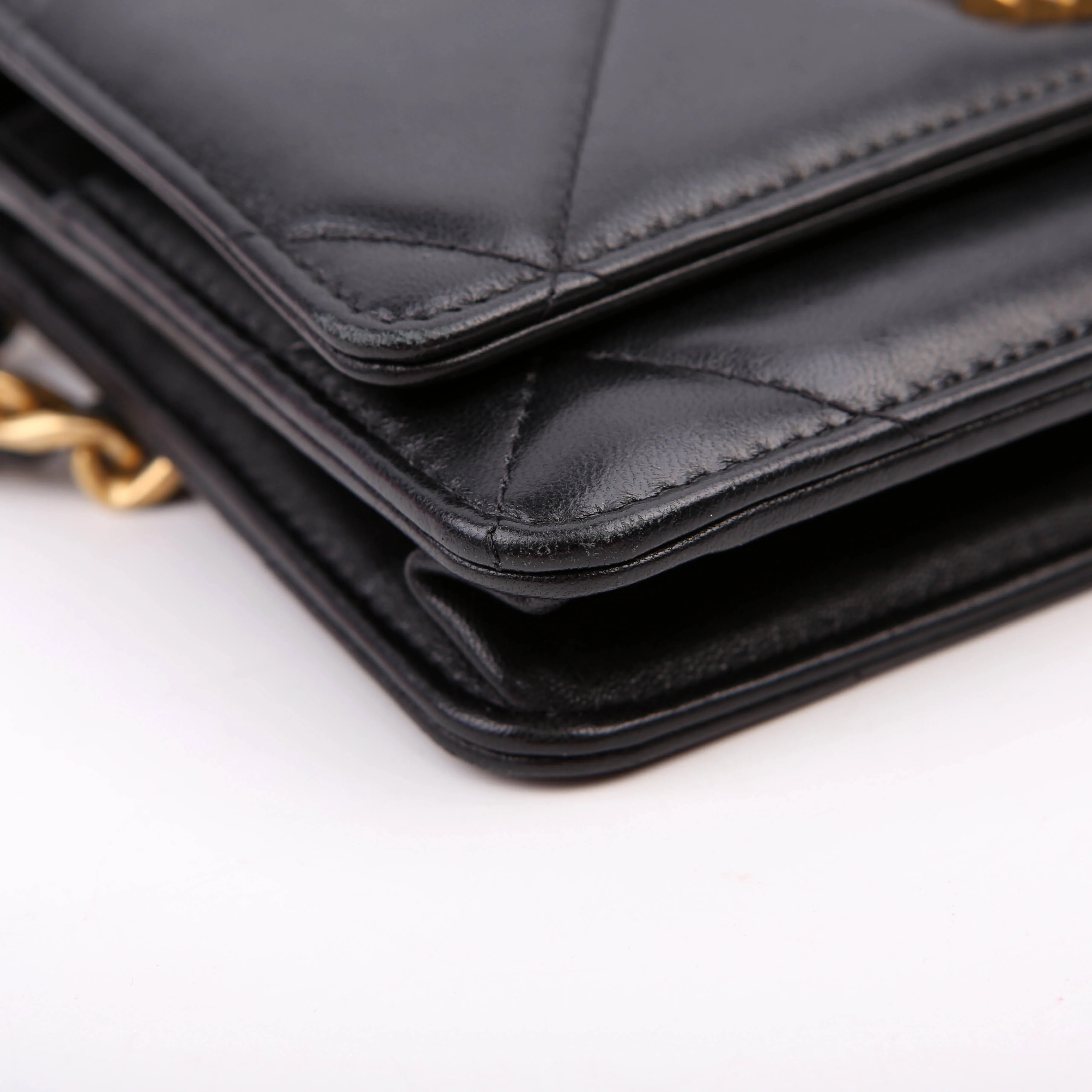 Chanel 19 WOC Quilted Lambskin Black - Image 5
