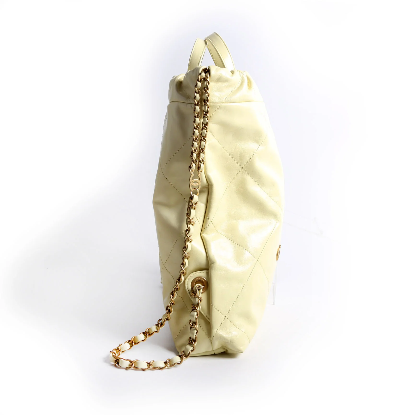 Chanel 22 Backpack RFID Yellow - Image 3