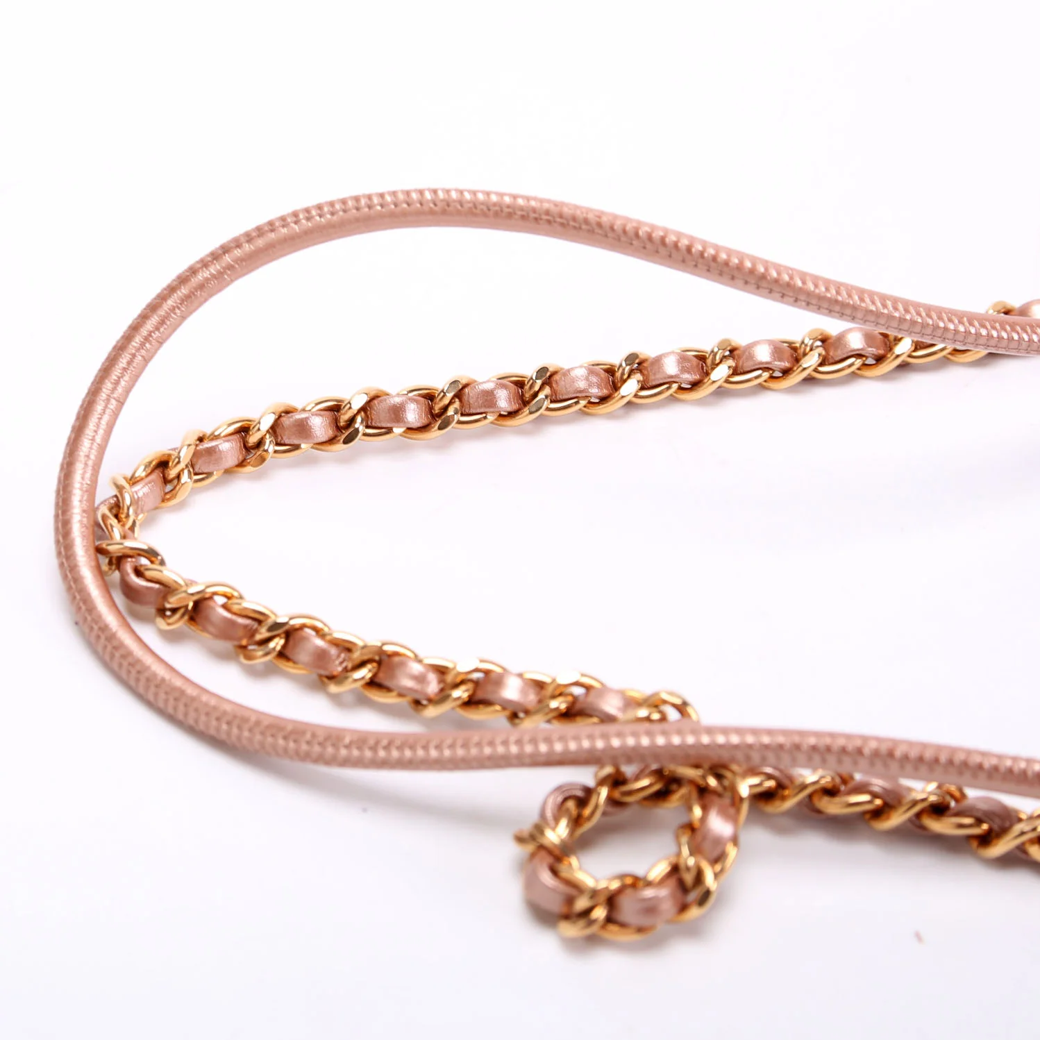 Chanel 22 Mini Metallic Calfskin RFID Pink - Image 6