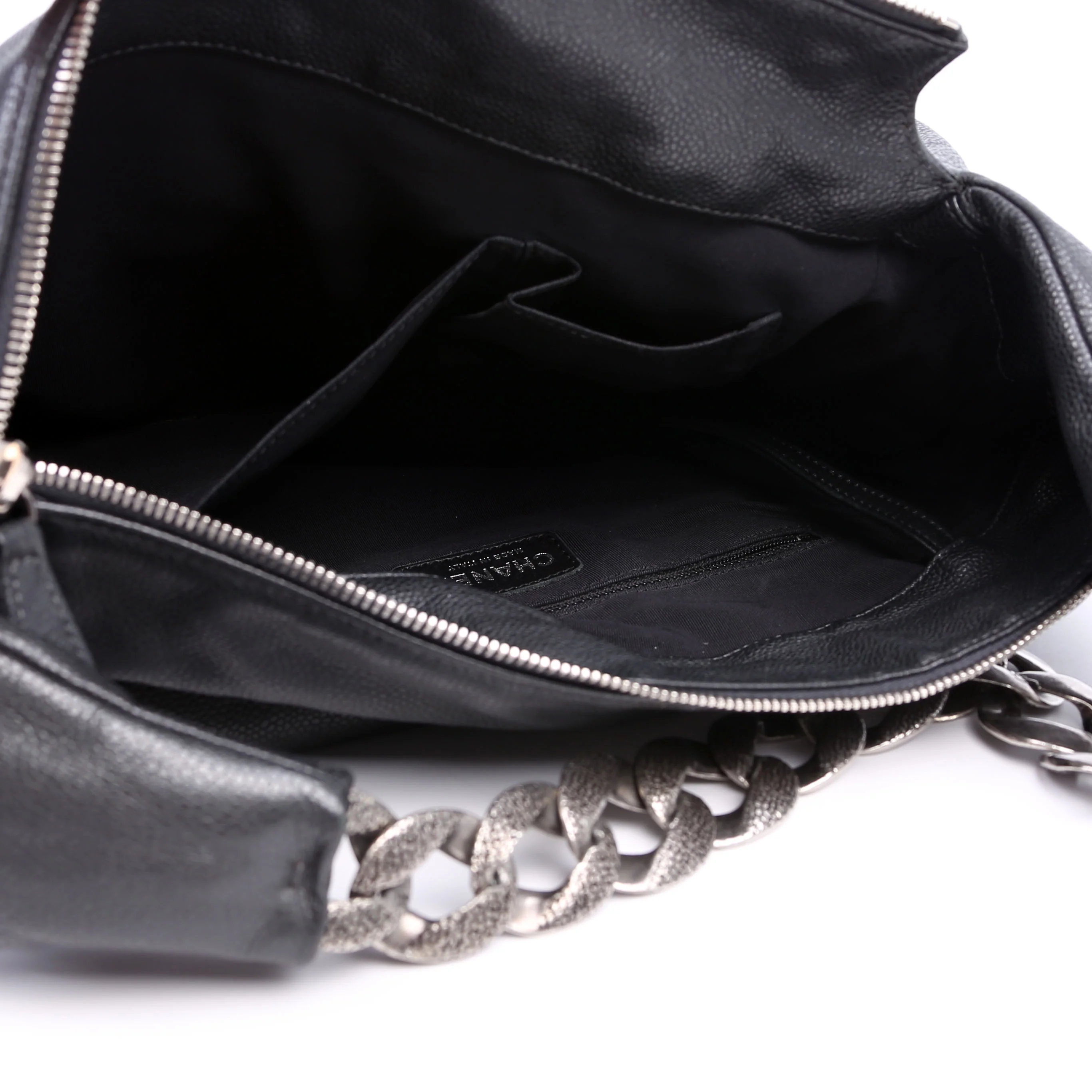 Chanel 31 Caviar Hobo Grey - Image 12