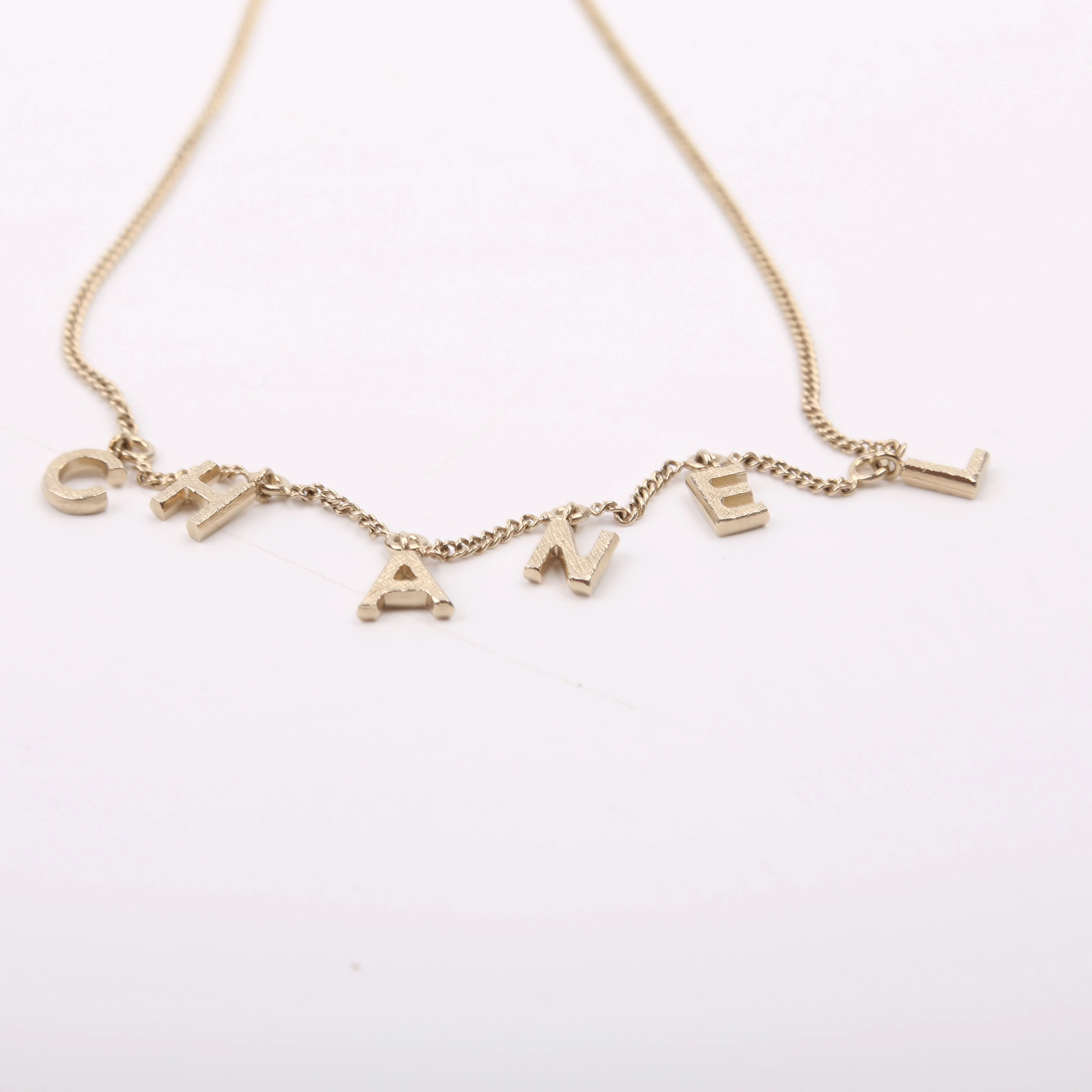 'Chanel' Logo Necklace - Image 2