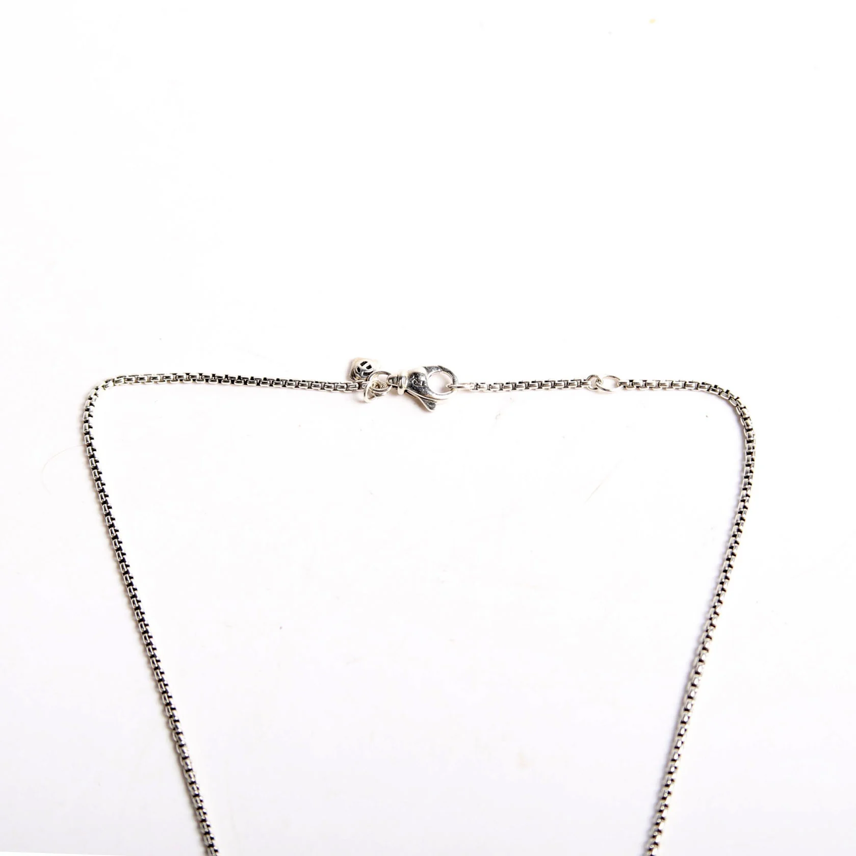 Chatelaine Cushion Pendant Necklace 925/Diamonds - Image 3