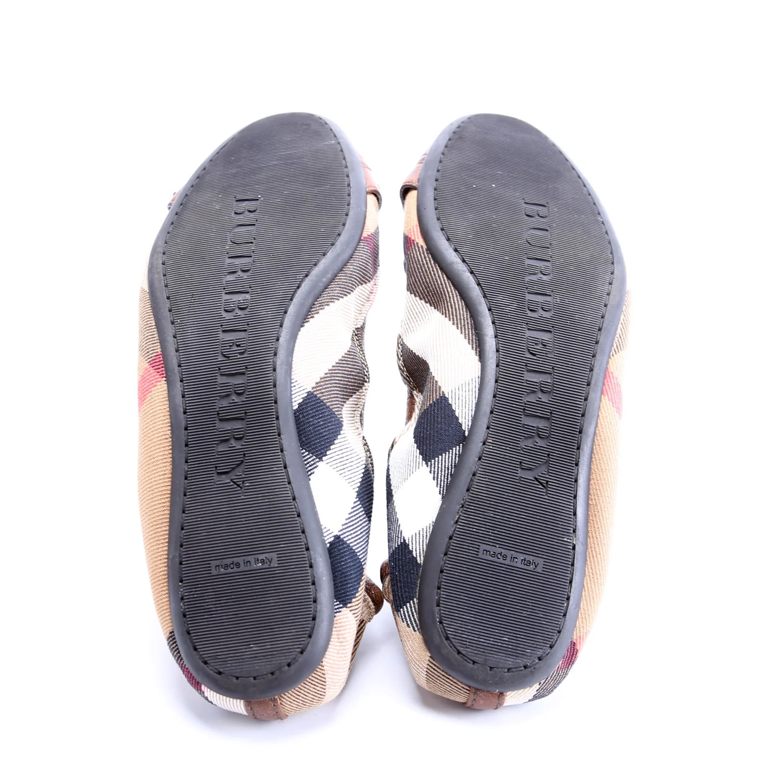 Check Elastic Ballet Flats Size 36.5 - Image 6