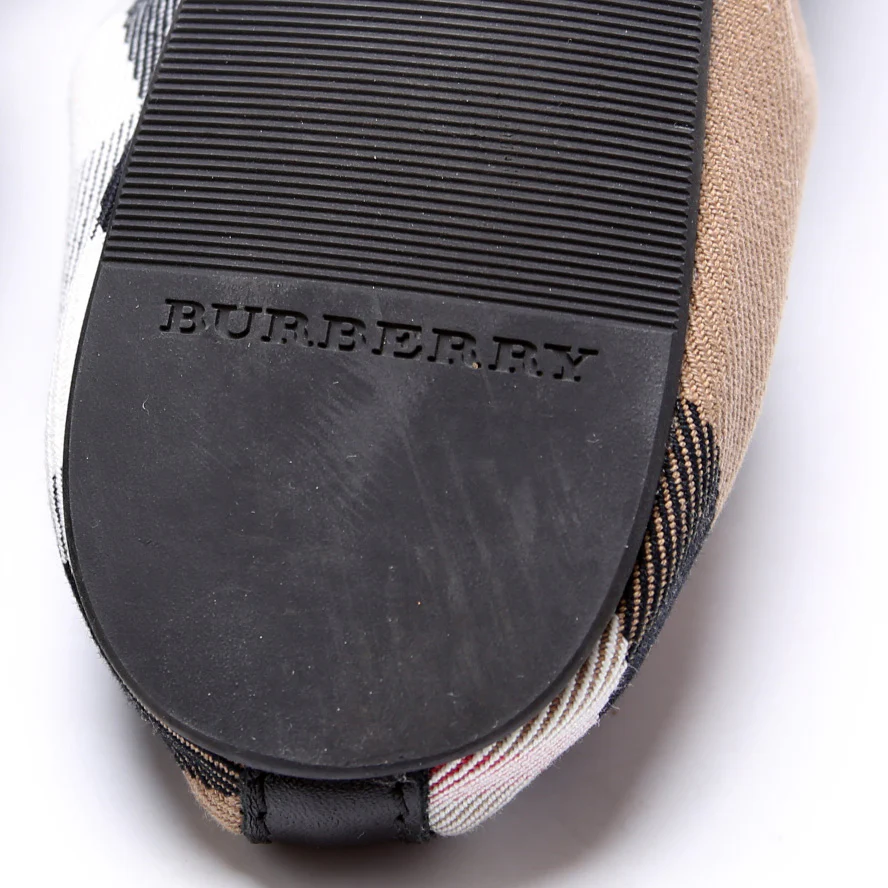 Check Elastic Ballet Flats Size 38.5 - Image 6