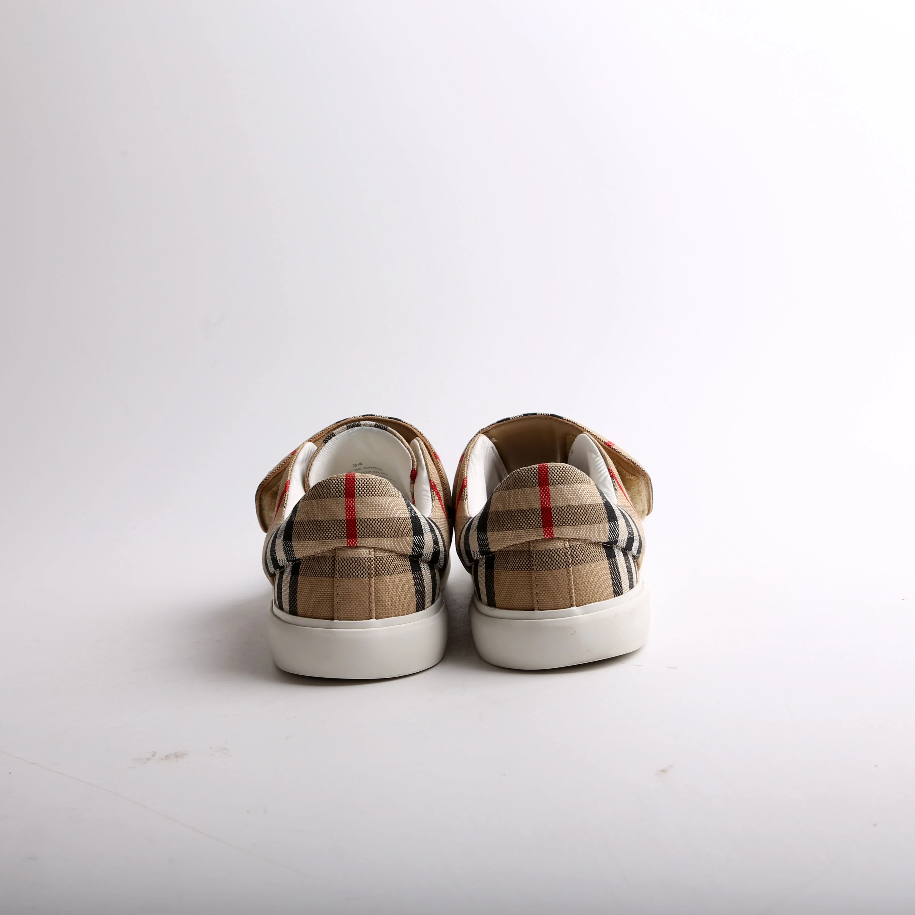 Check Print Sneakers Size 34 - Image 4