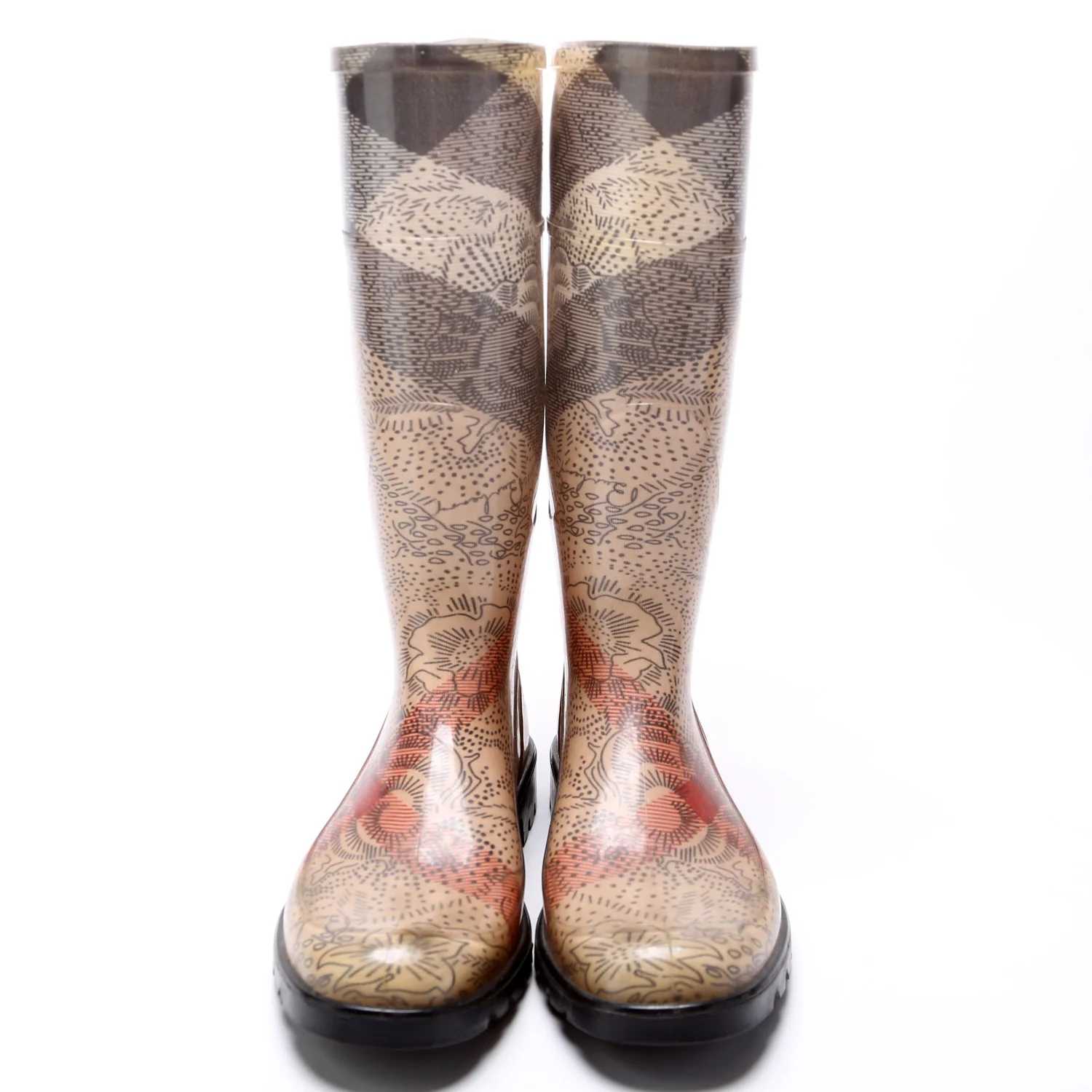 Check Rubber Boots Size 38 - Image 2