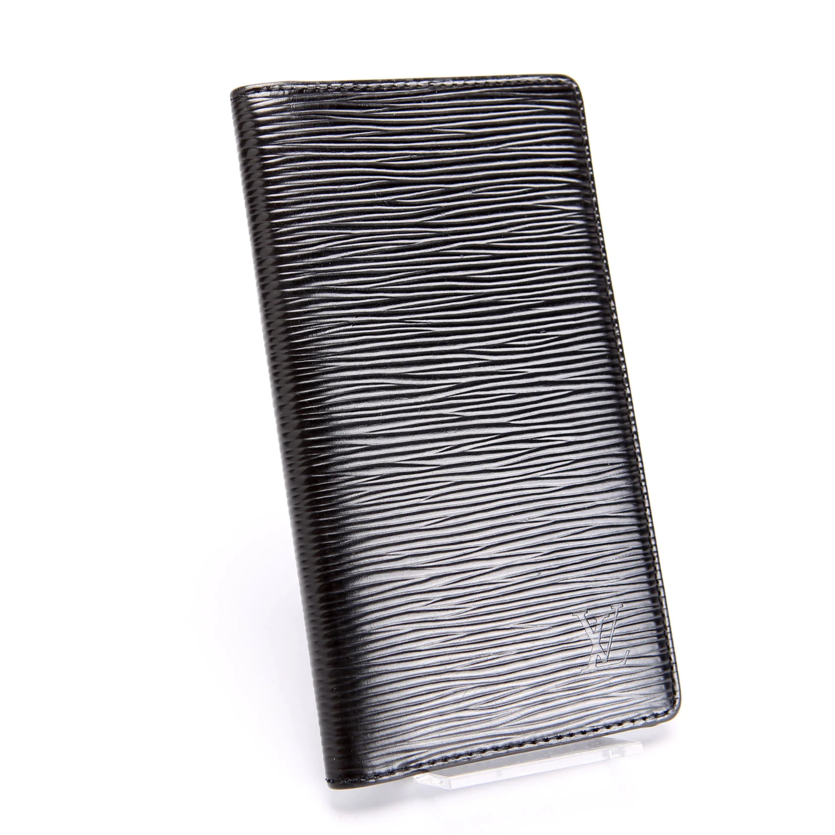 Checkbook Cover Epi Black - Image 2