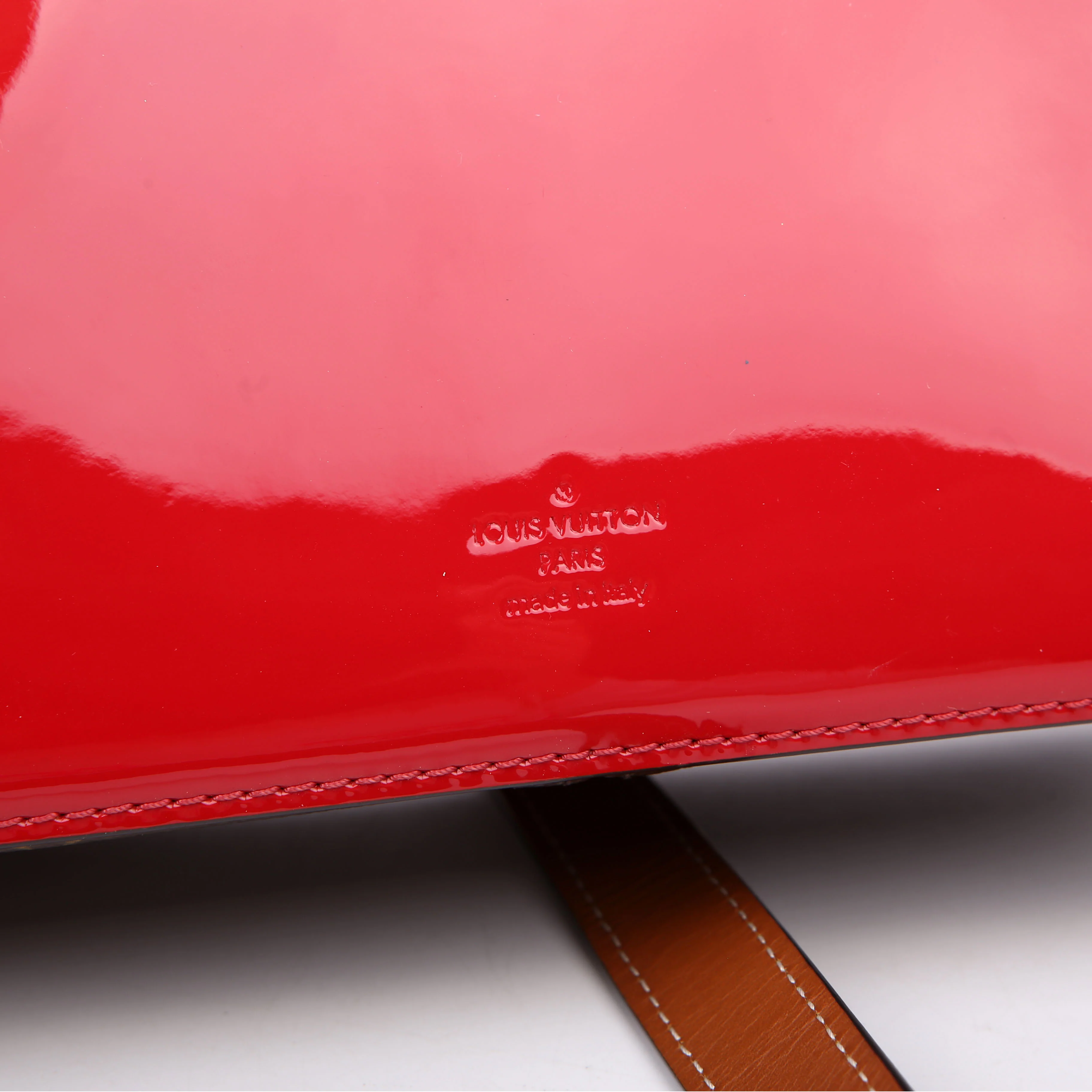 Cherrywood BB Patent/Monogram Red - Image 9