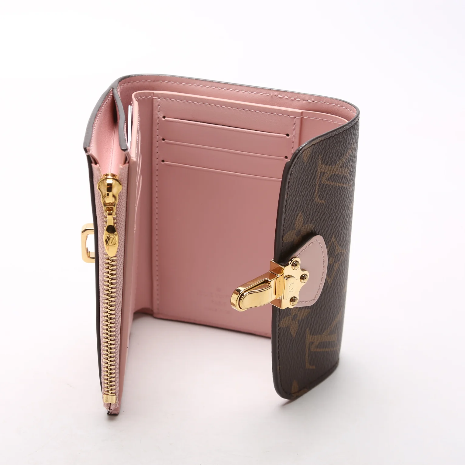 Cherrywood Compact Wallet Monogram Pink - Image 6