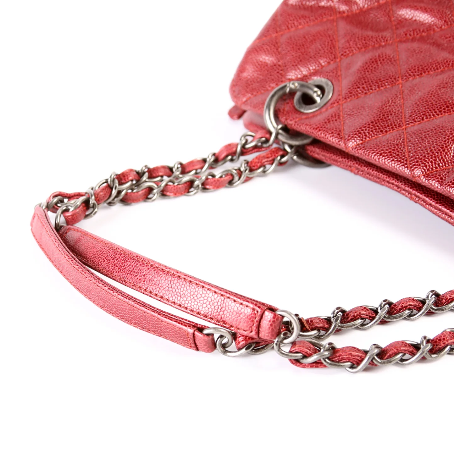 Chic Small Shopping Tote Caviar 16M - Image 8