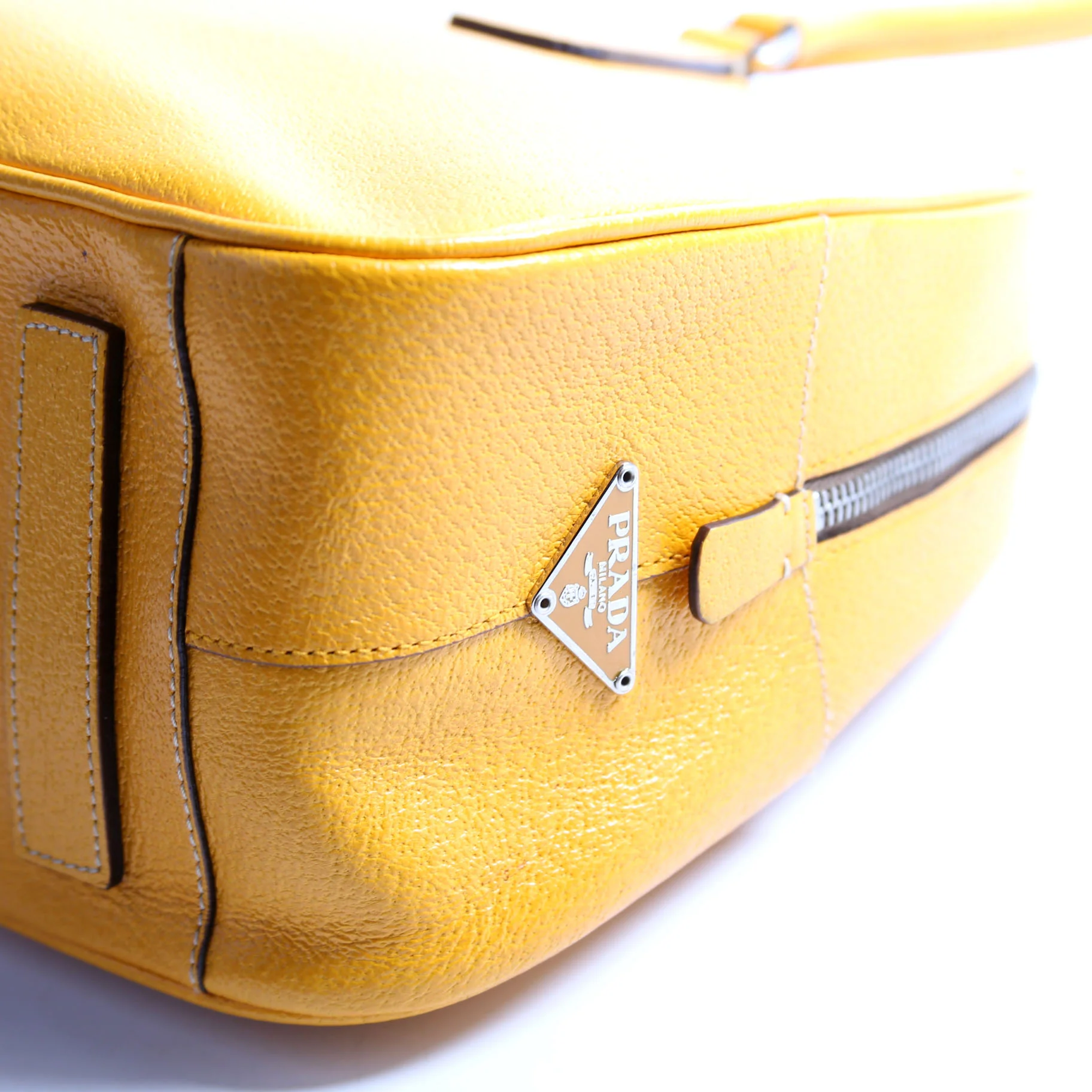 Cinghialge Sport Bowler Bag Vintage Yellow - Image 5