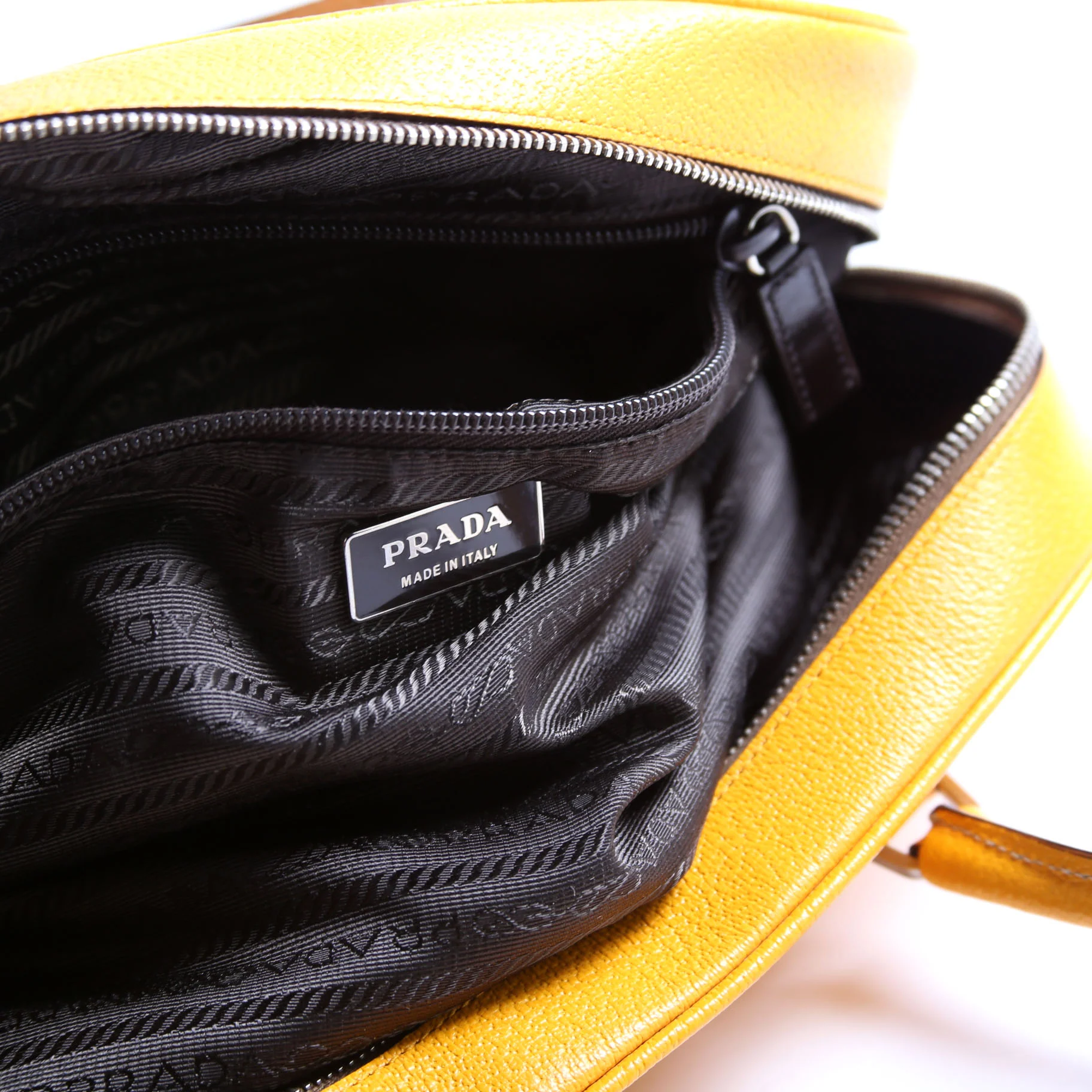 Cinghialge Sport Bowler Bag Vintage Yellow - Image 6