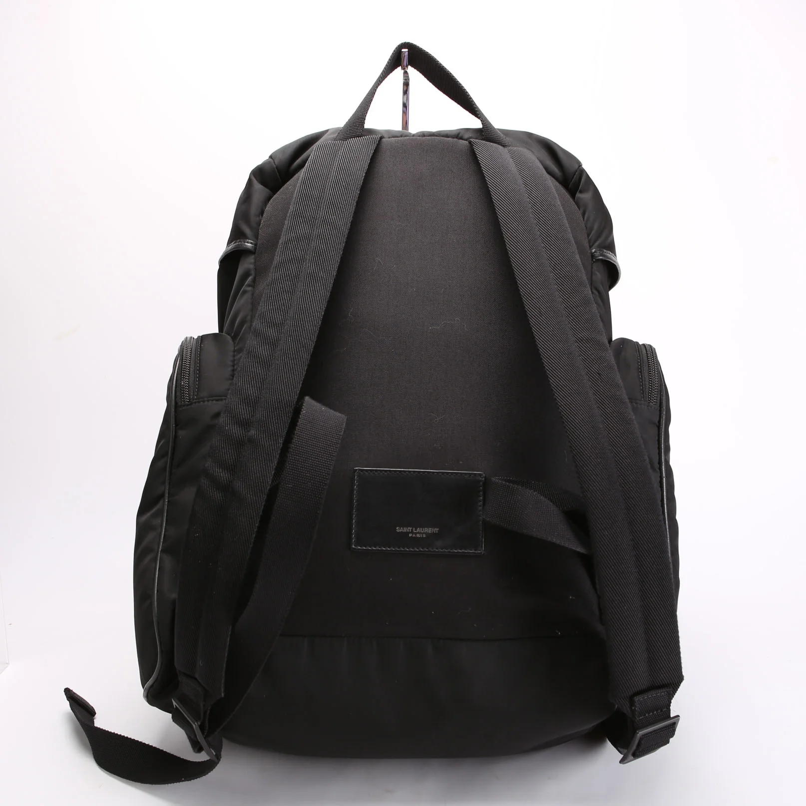 City Multi-Pocket Nylon Backpack 437110 Black - Image 3
