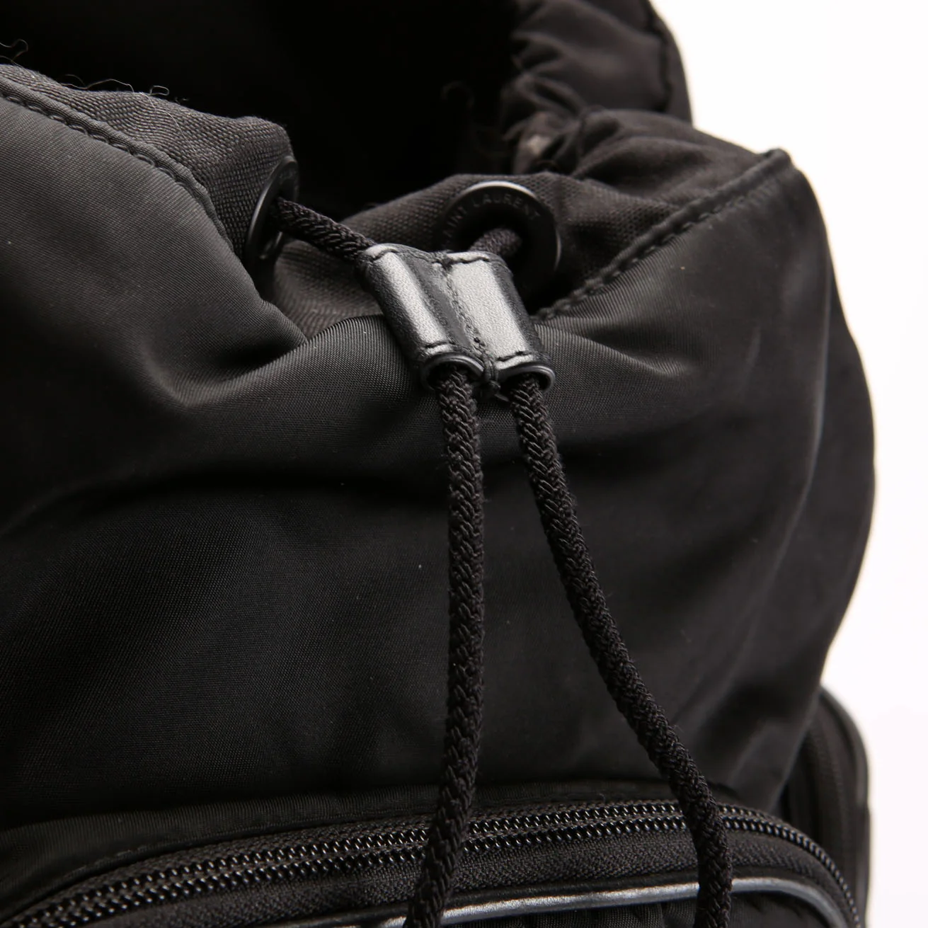 City Multi-Pocket Nylon Backpack 437110 Black - Image 7
