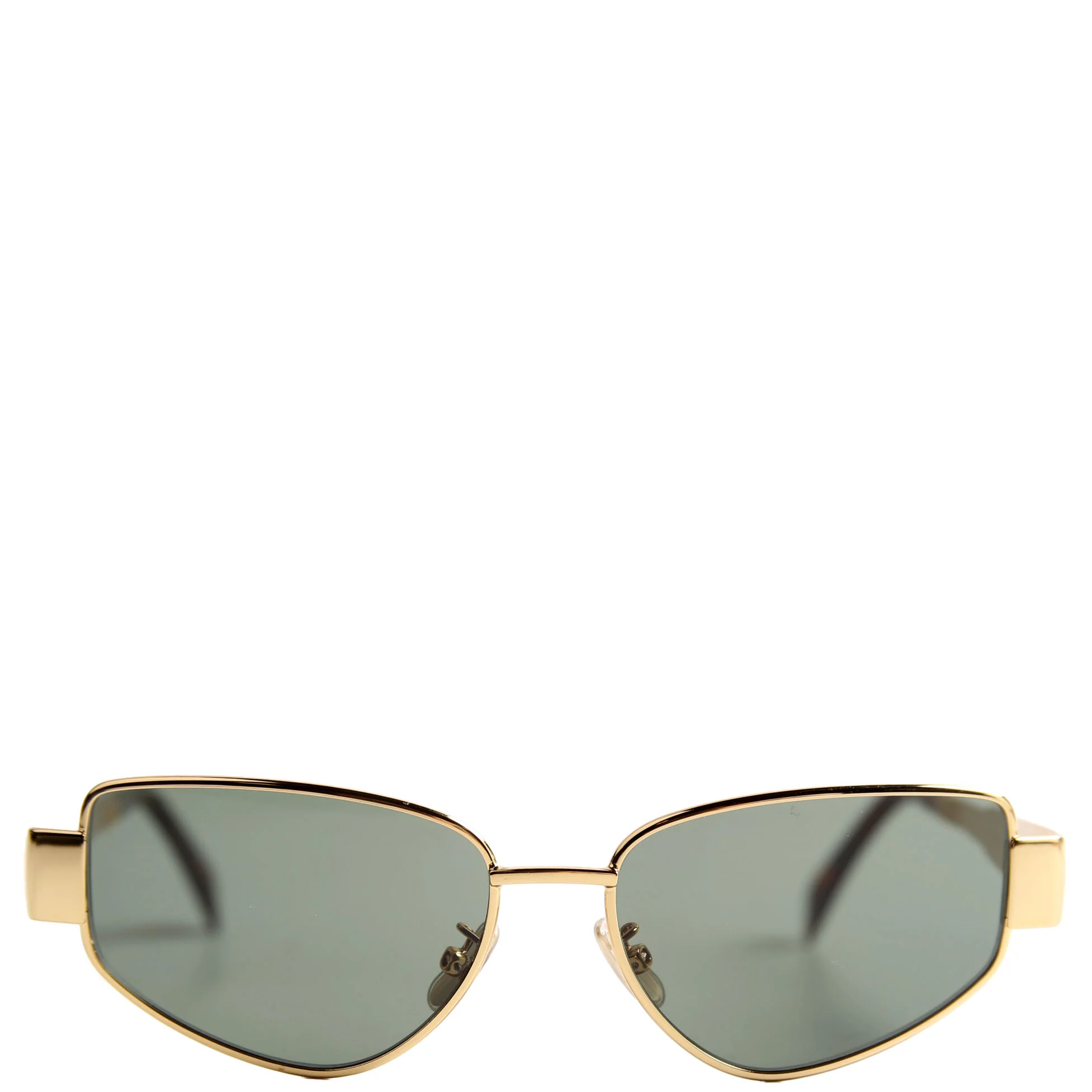 CL40293U Triomphe Metal Sunglasses Gold/Brown
