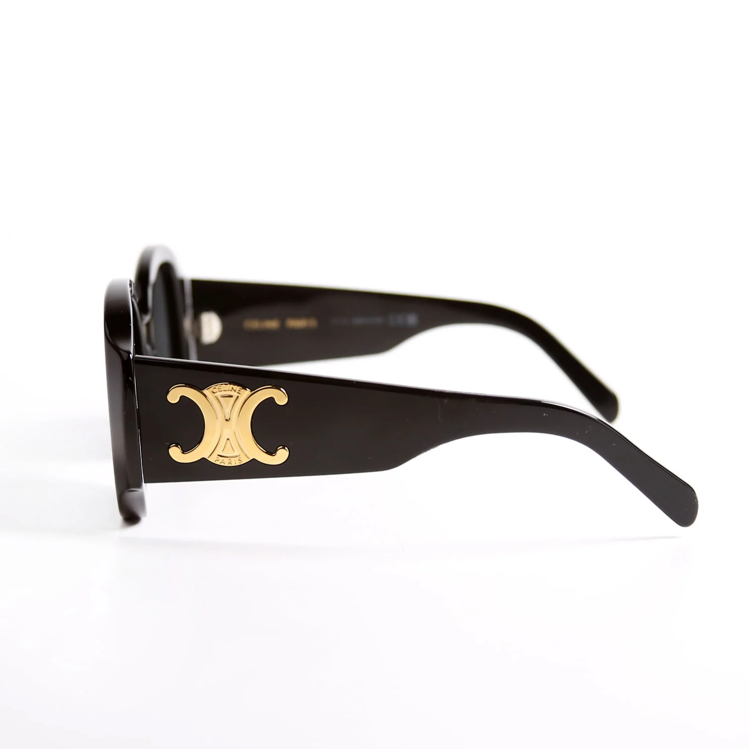 CL40305U Triomphe Acetate Sunglasses Black - Image 2