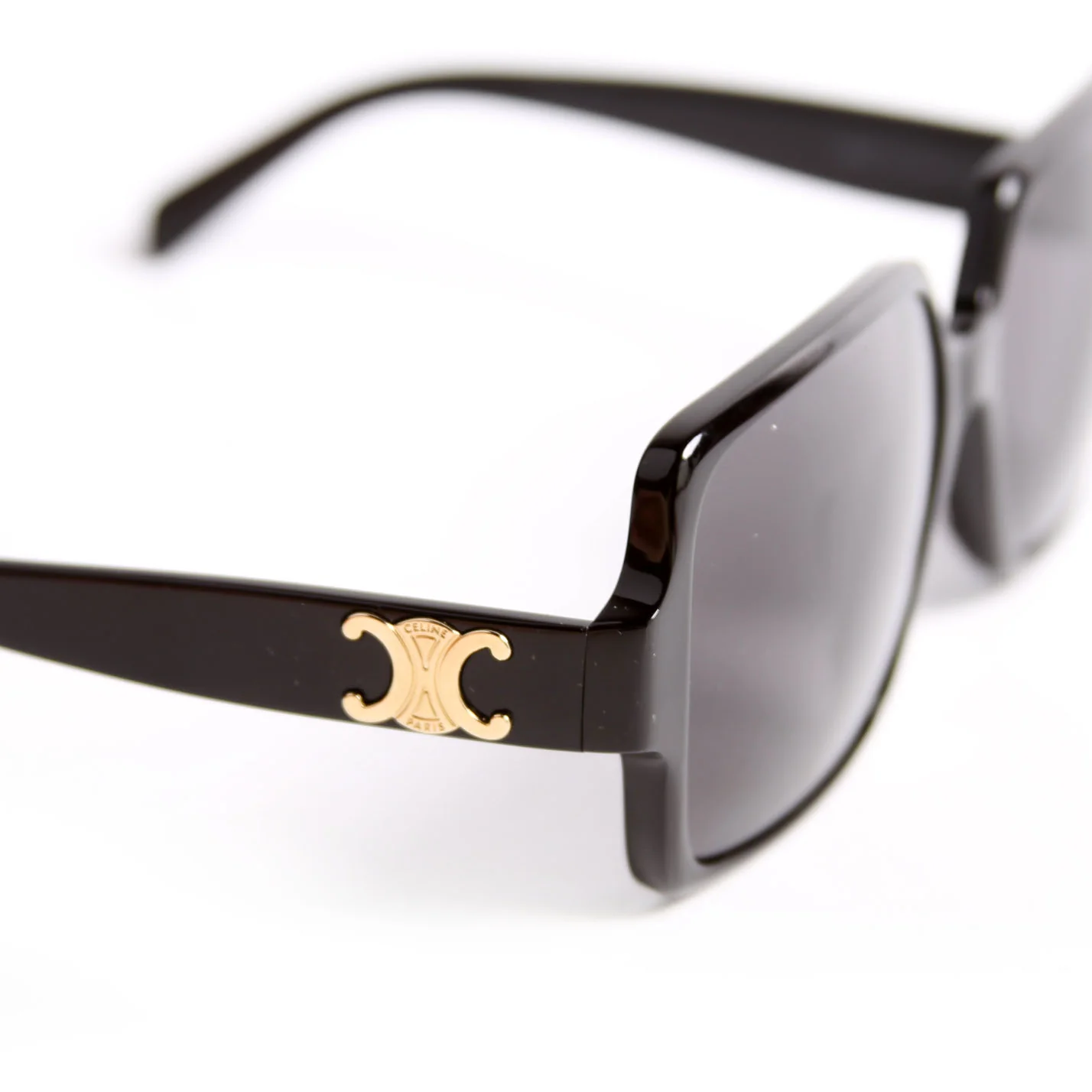 CL40316U Triomphe Square Sunglasses Black - Image 8
