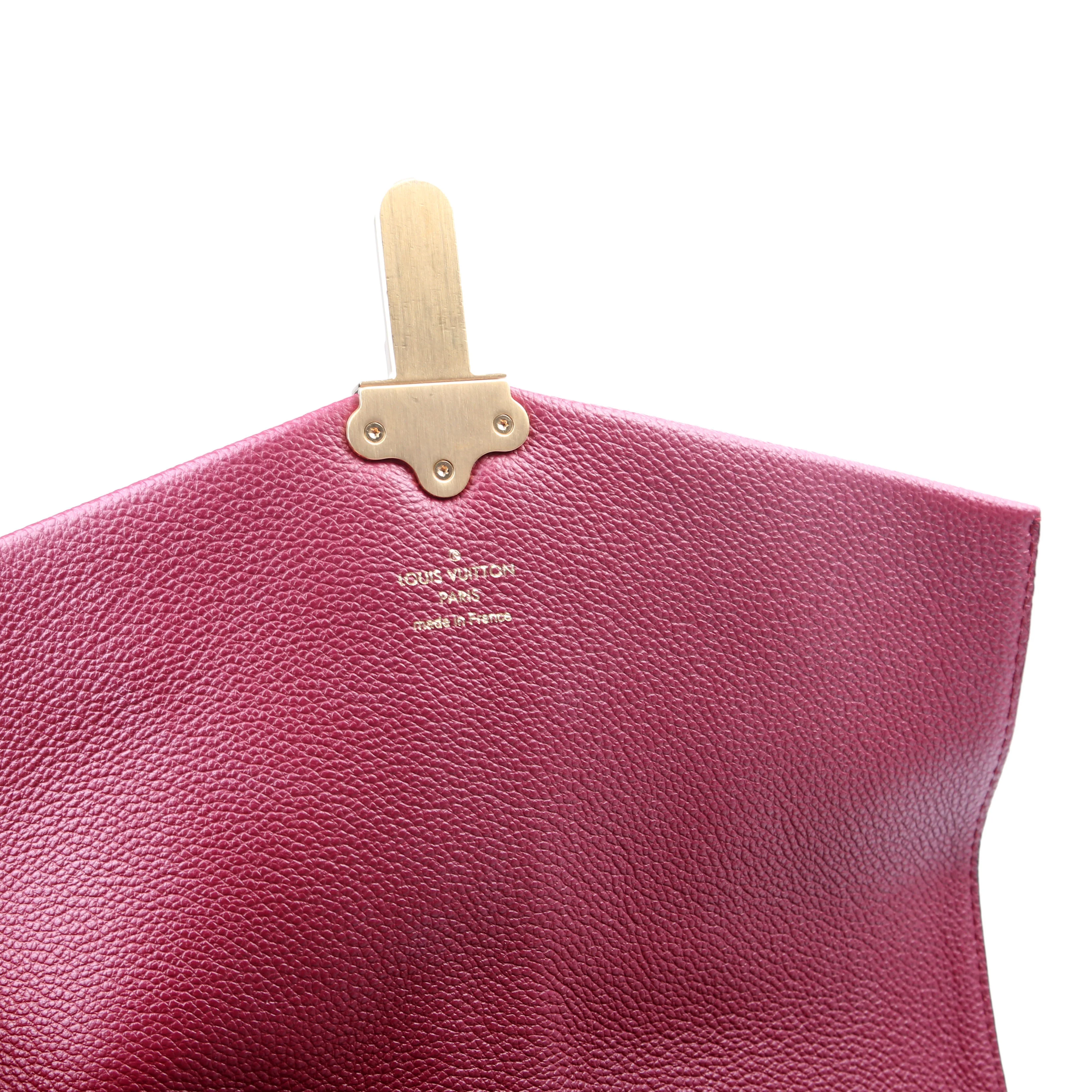 Clapton Crossbody Damier Ebene Burgundy - Image 9