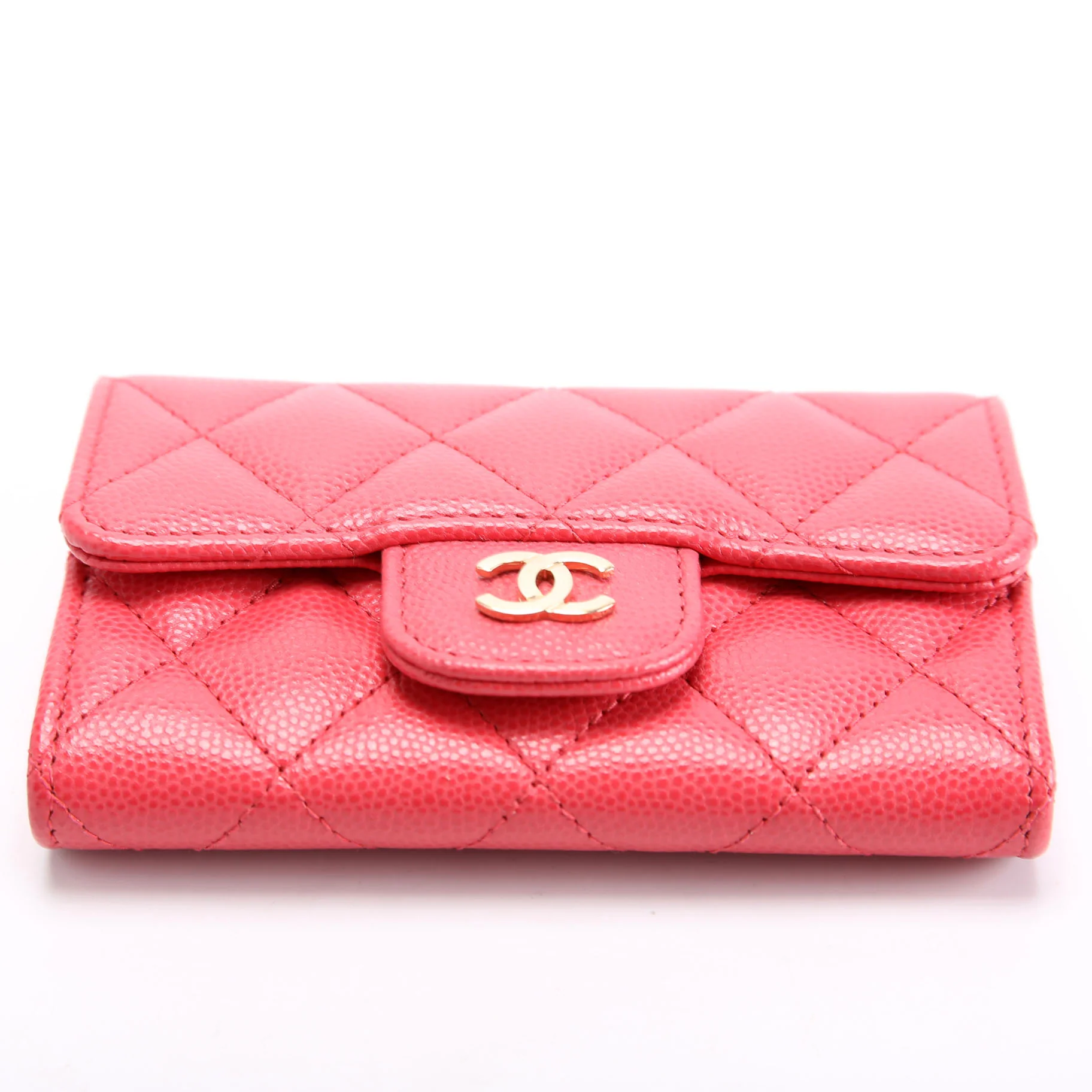 Classic Business Card Holder Caviar 22M Pink - Image 4