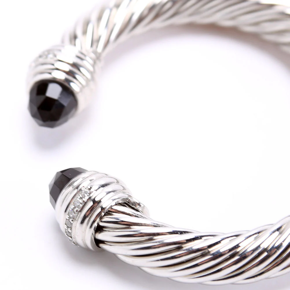 Classic Cable 10MM Onyx/Pave/925 - Image 4