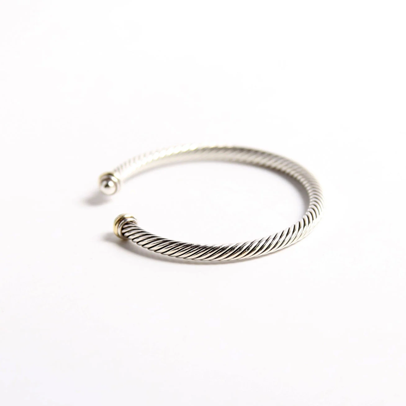 Classic Cable 4MM Bracelet 925/585 - Image 2