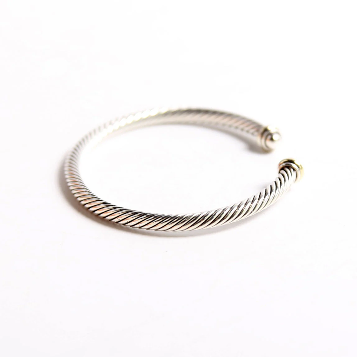 Classic Cable 4MM Bracelet 925/585 - Image 4